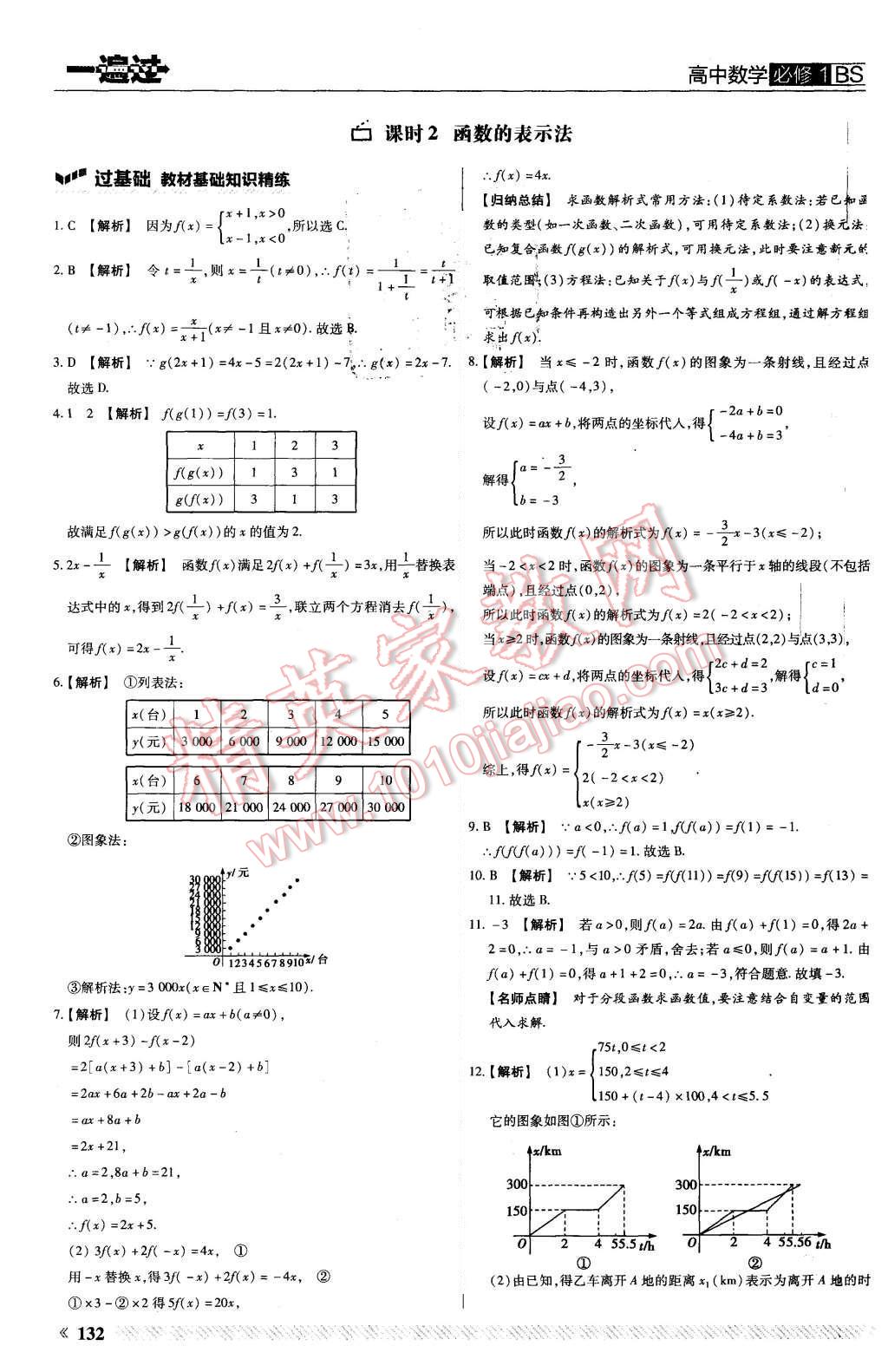 2015年一遍過高中數(shù)學(xué)必修1北師大版 第12頁