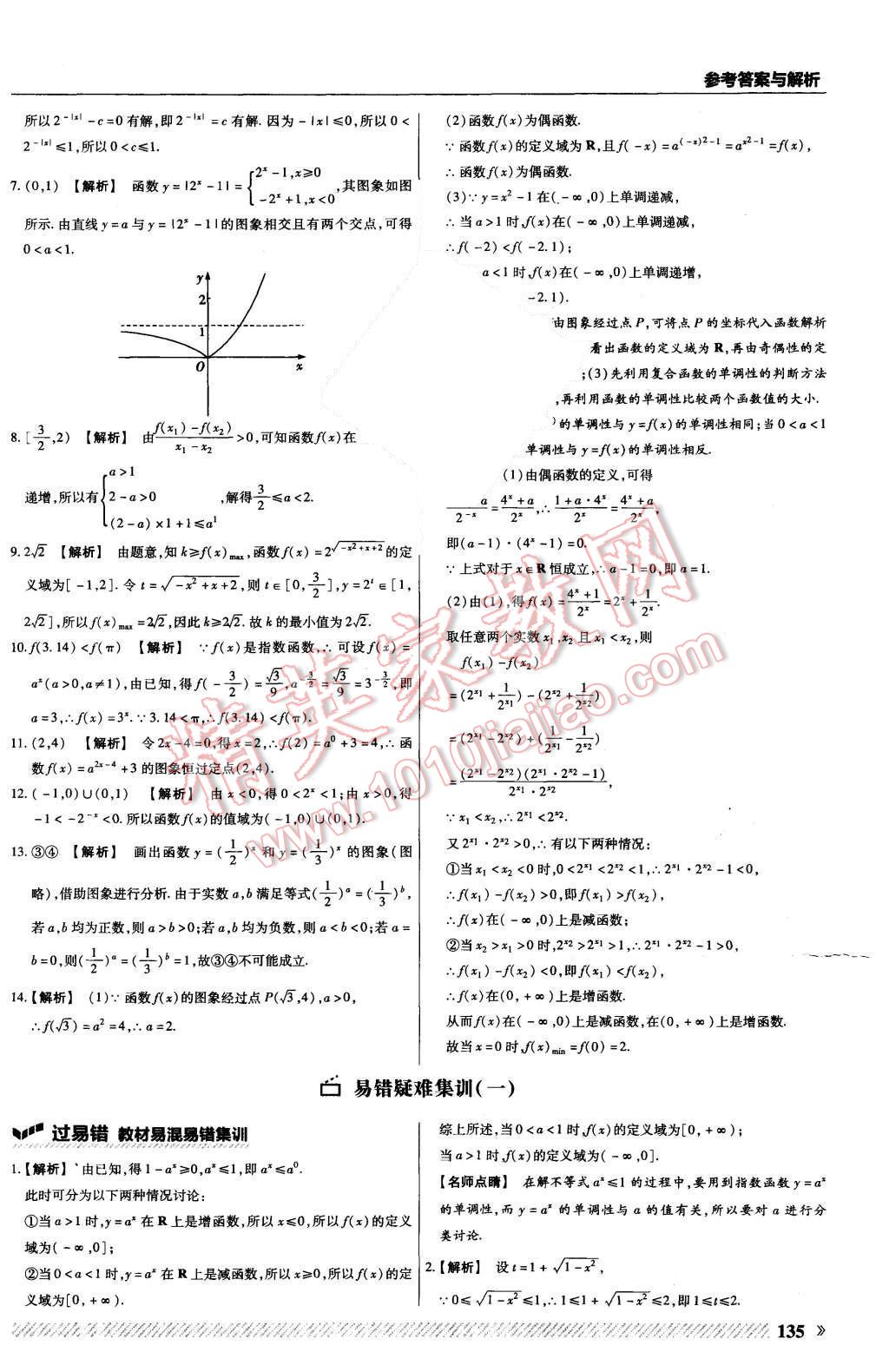 2015年一遍過(guò)高中數(shù)學(xué)必修1蘇教版 第31頁(yè)