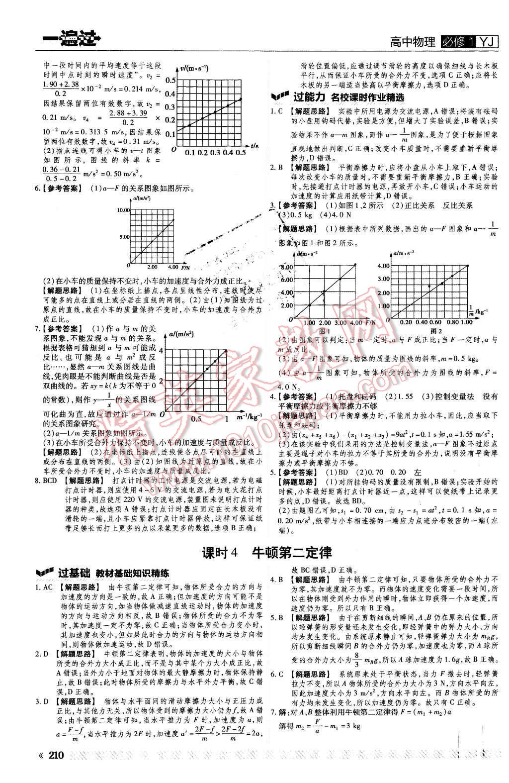 2015年一遍過(guò)高中物理必修1粵教版 第42頁(yè)