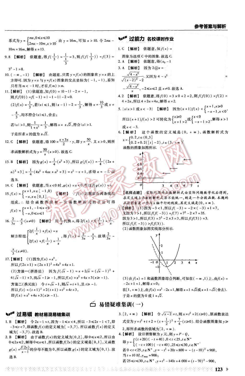 2015年一遍過高中數(shù)學(xué)必修1人教B版 第11頁