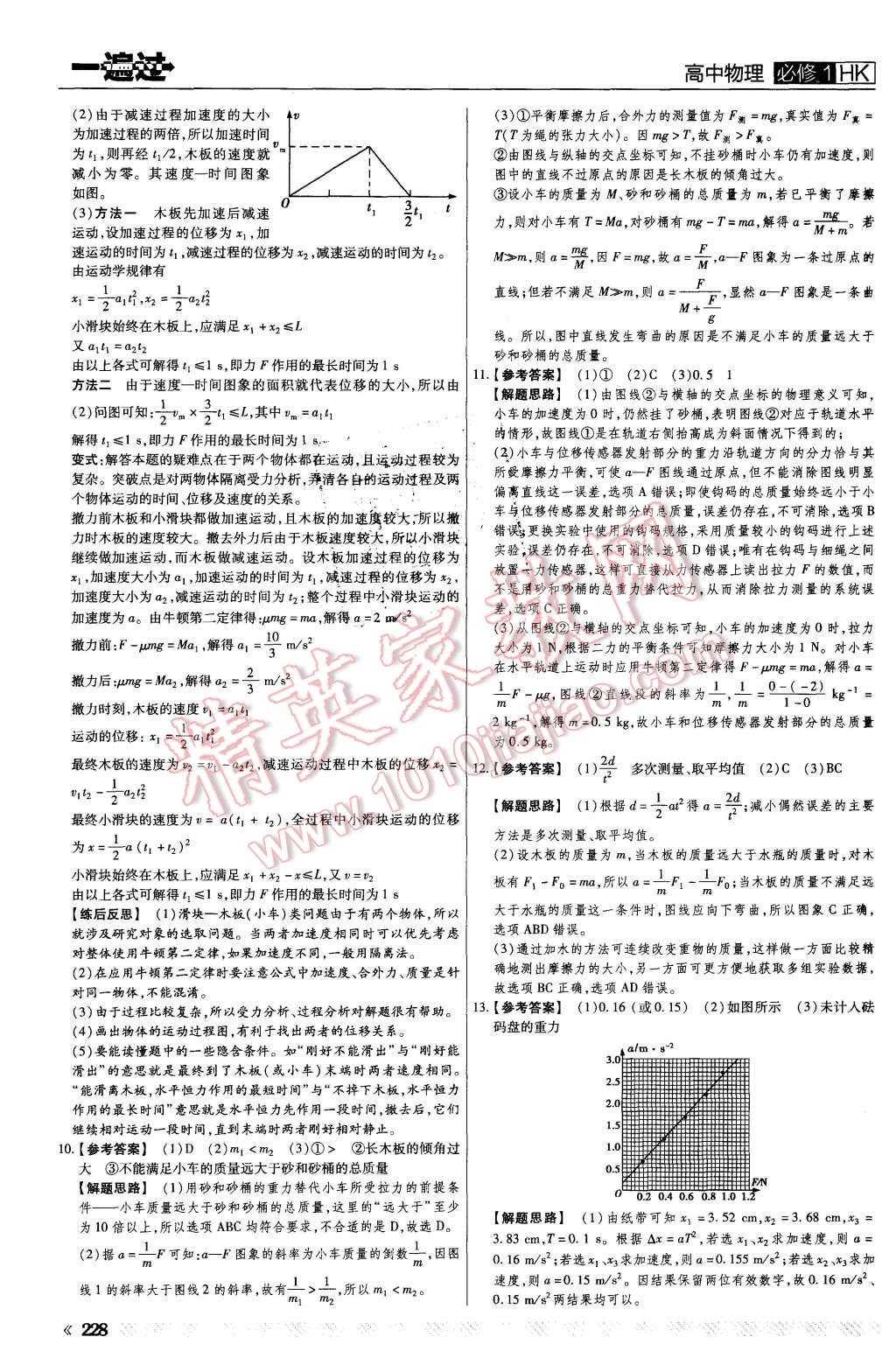 2015年一遍過(guò)高中物理必修1滬科版 第60頁(yè)