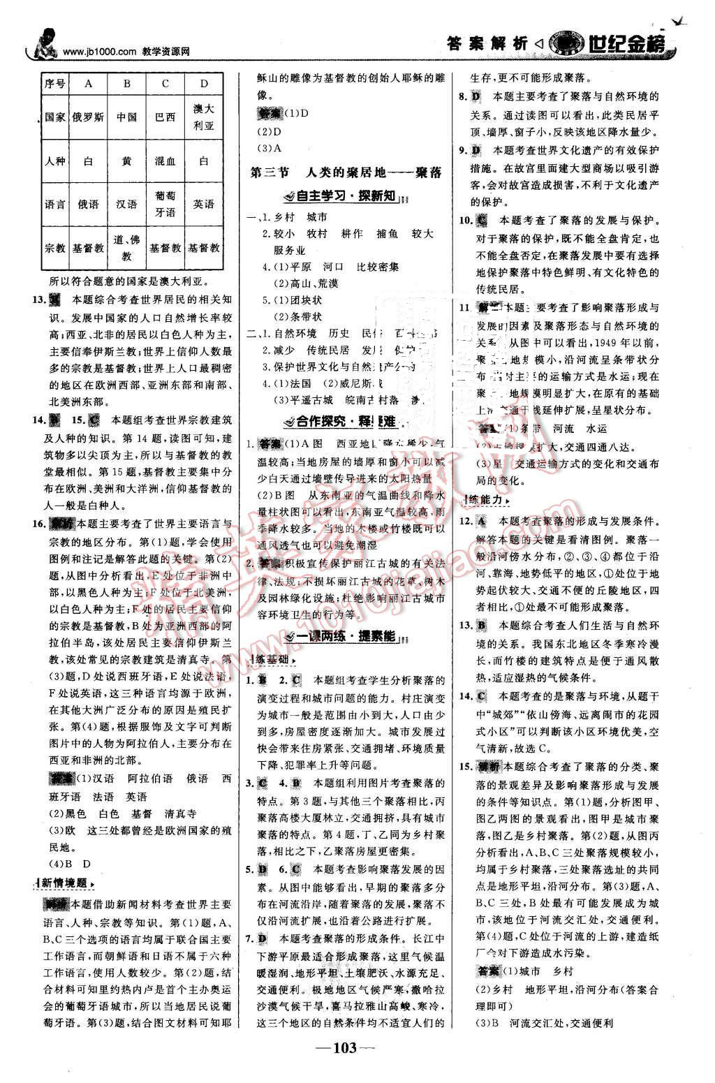 2015年世紀(jì)金榜金榜學(xué)案七年級(jí)地理上冊(cè)人教版 第12頁(yè)