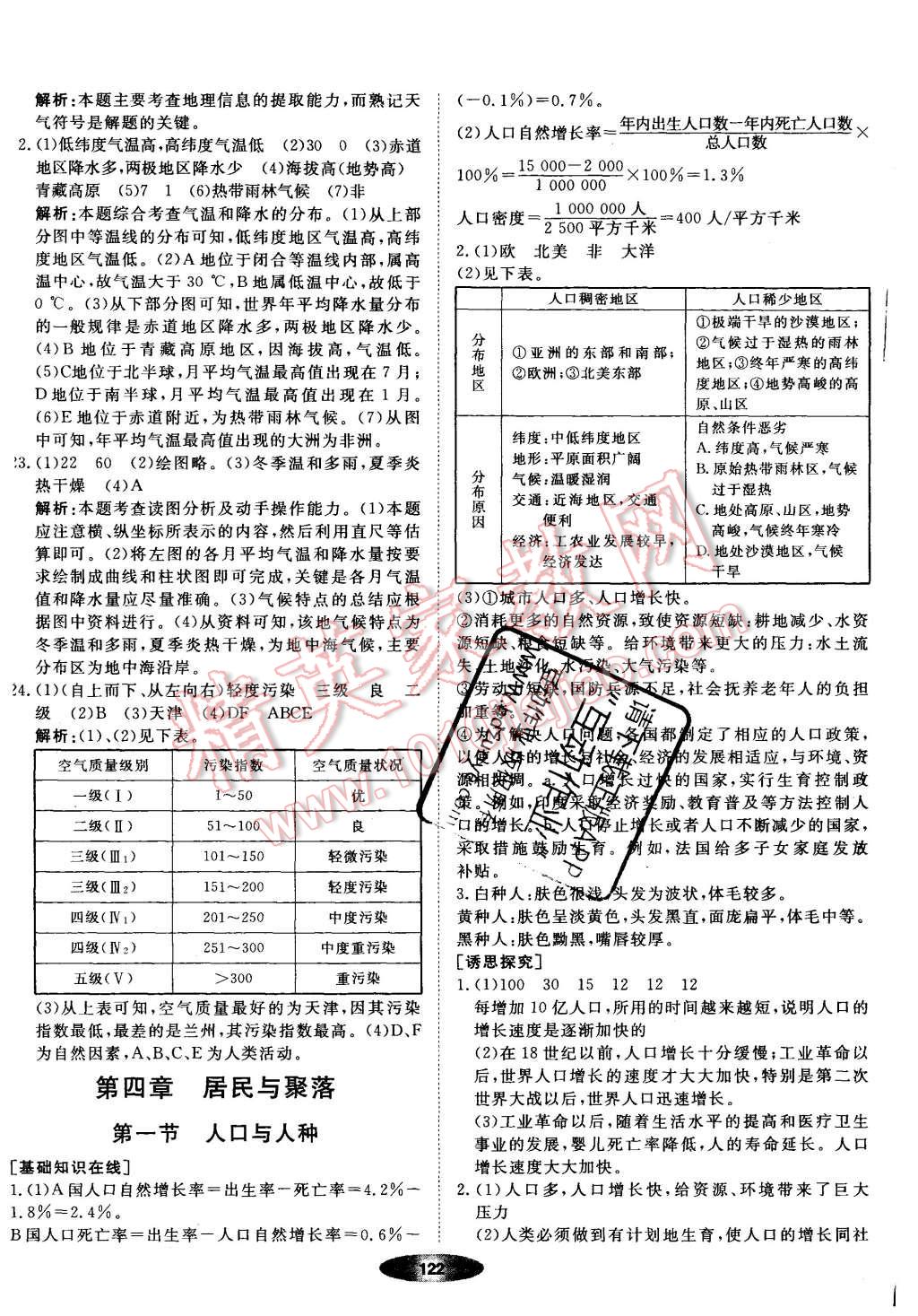 2015年新教材新学案七年级地理上册人教版 第12页