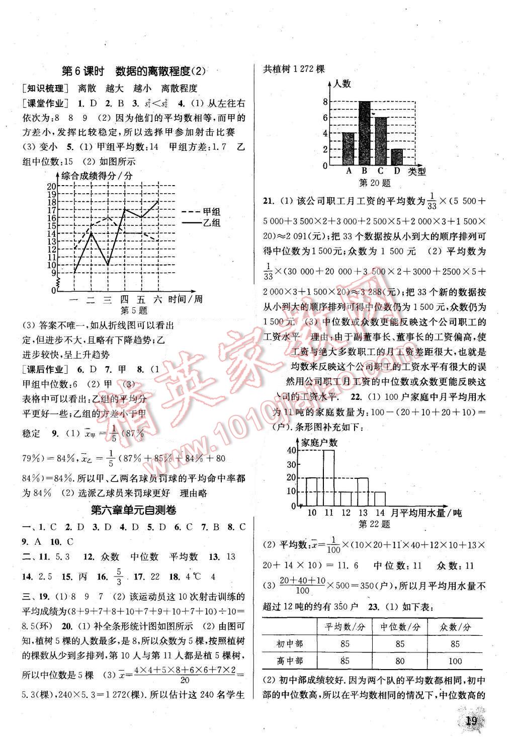 2015年通城學典課時作業(yè)本八年級數(shù)學上冊北師大版 第18頁