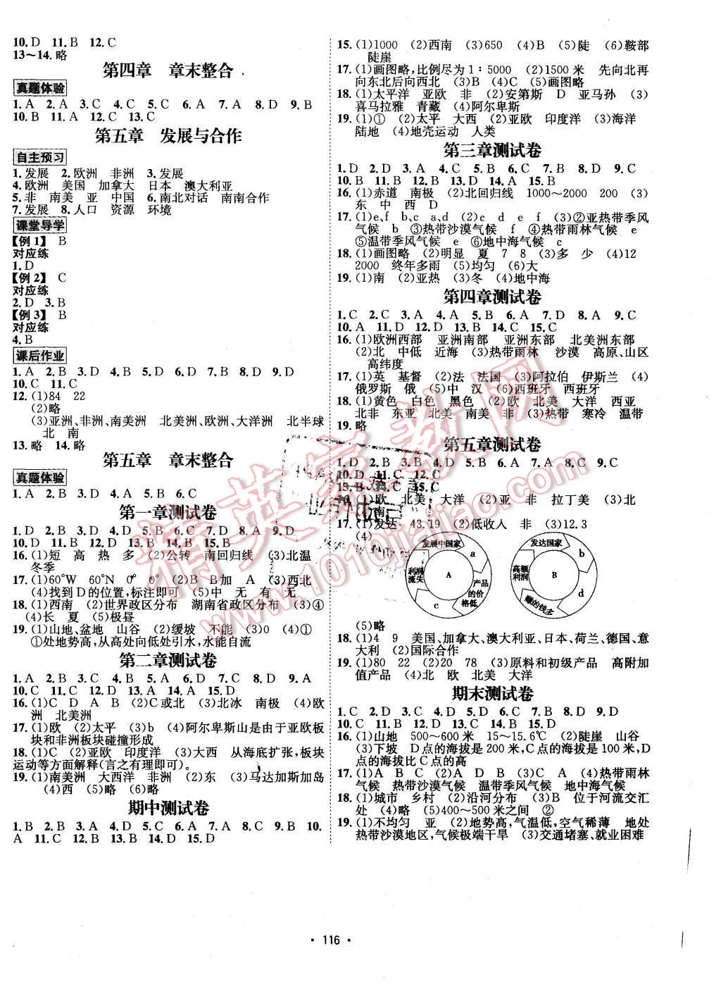 2015年優(yōu)學(xué)名師名題七年級地理上冊人教版 第4頁