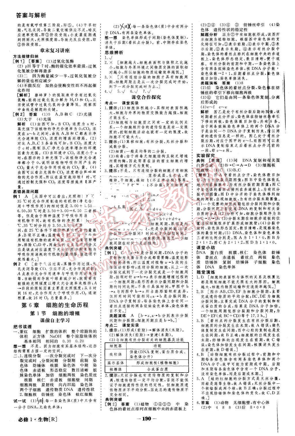 2015年金版教程高中新課程創(chuàng)新導(dǎo)學(xué)案生物必修1人教版 第15頁