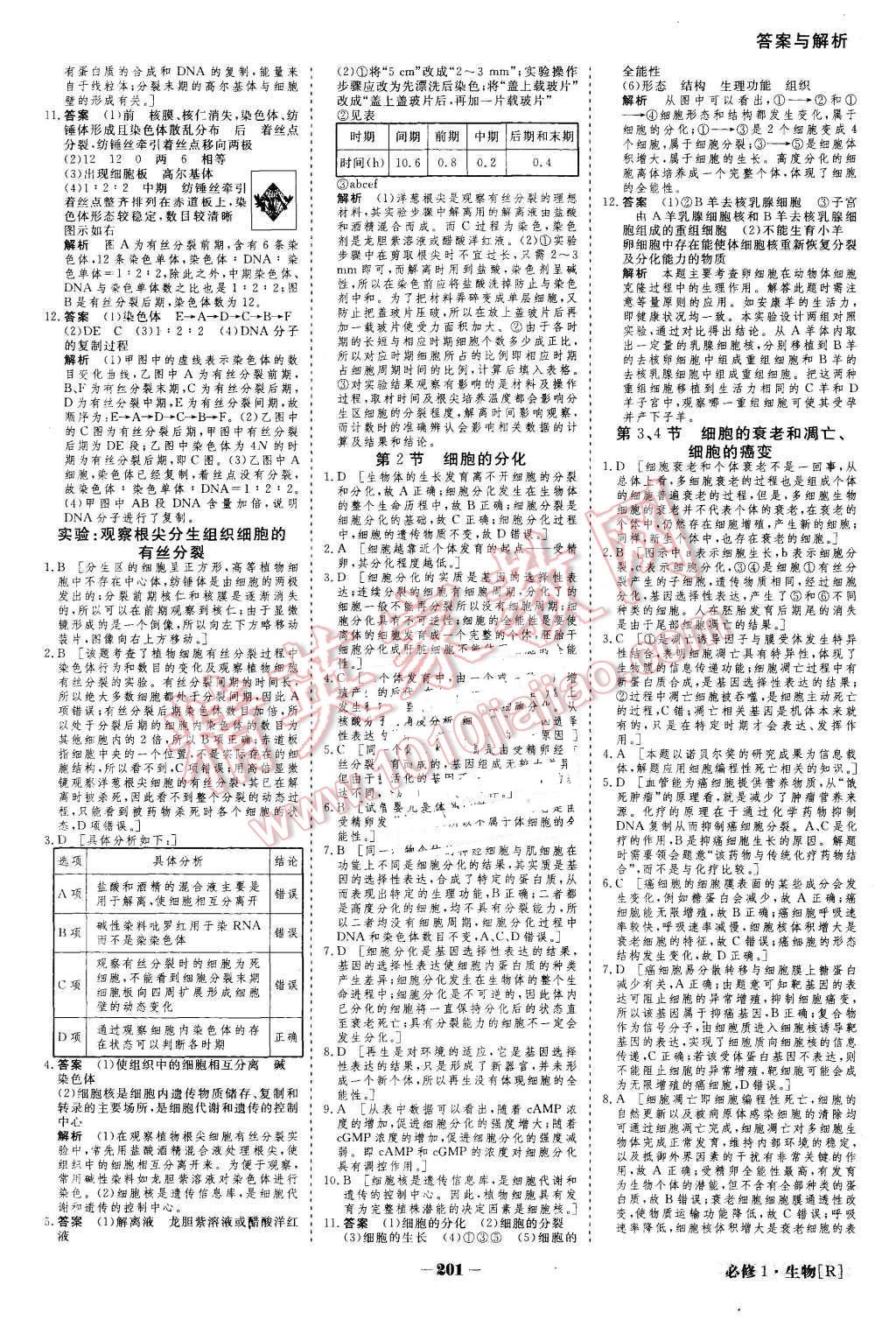 2015年金版教程高中新課程創(chuàng)新導學案生物必修1人教版 第26頁