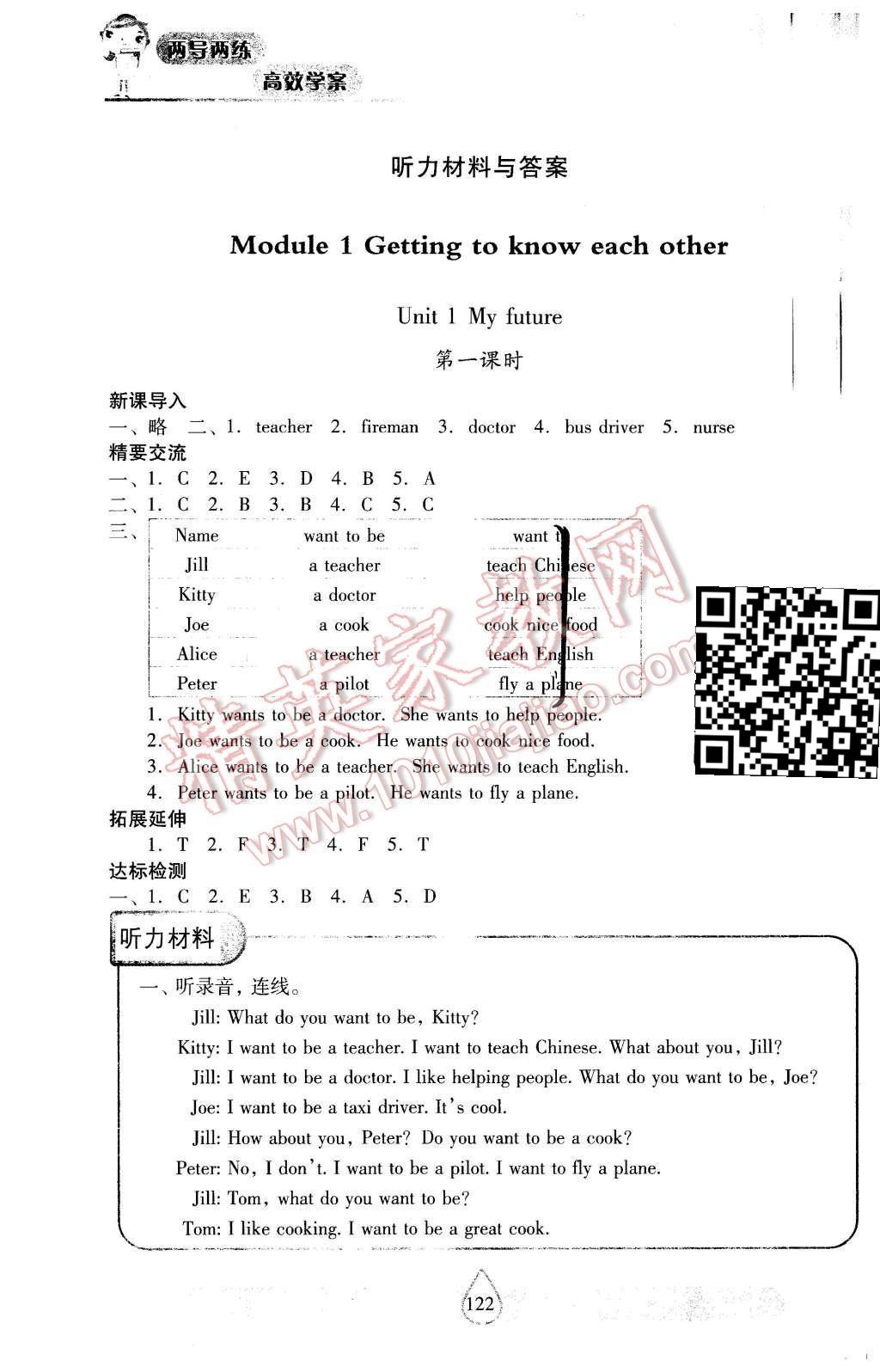 2015年新課標(biāo)兩導(dǎo)兩練高效學(xué)案五年級(jí)英語上冊(cè)上教版 第1頁