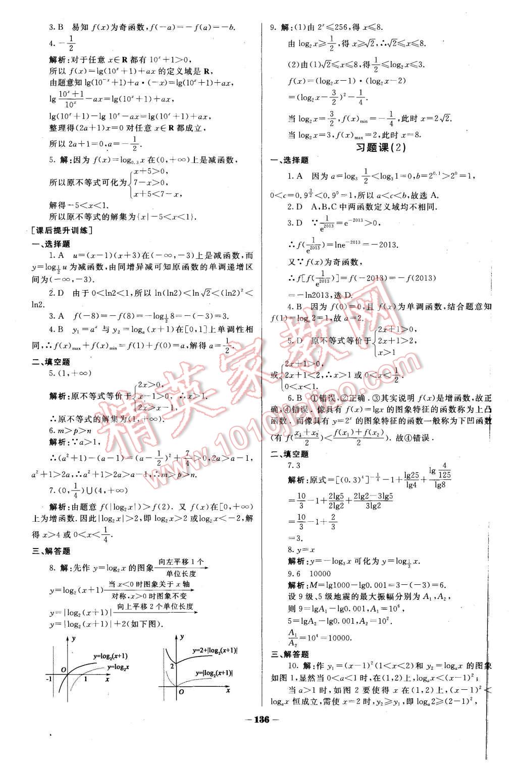 2015年金版教程作業(yè)與測評高中新課程學習數(shù)學必修1人教A版 第21頁