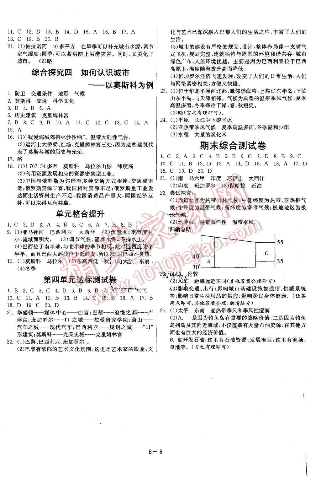 2015年課時(shí)訓(xùn)練七年級(jí)歷史與社會(huì)上冊(cè)人教版 第8頁