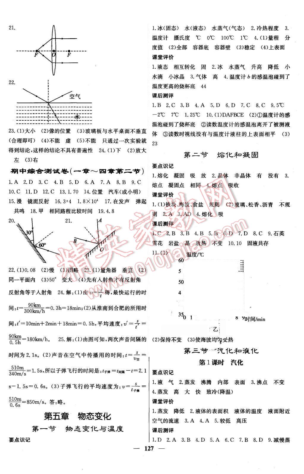 2015年課堂點(diǎn)睛八年級(jí)物理上冊(cè)教科版 第8頁(yè)