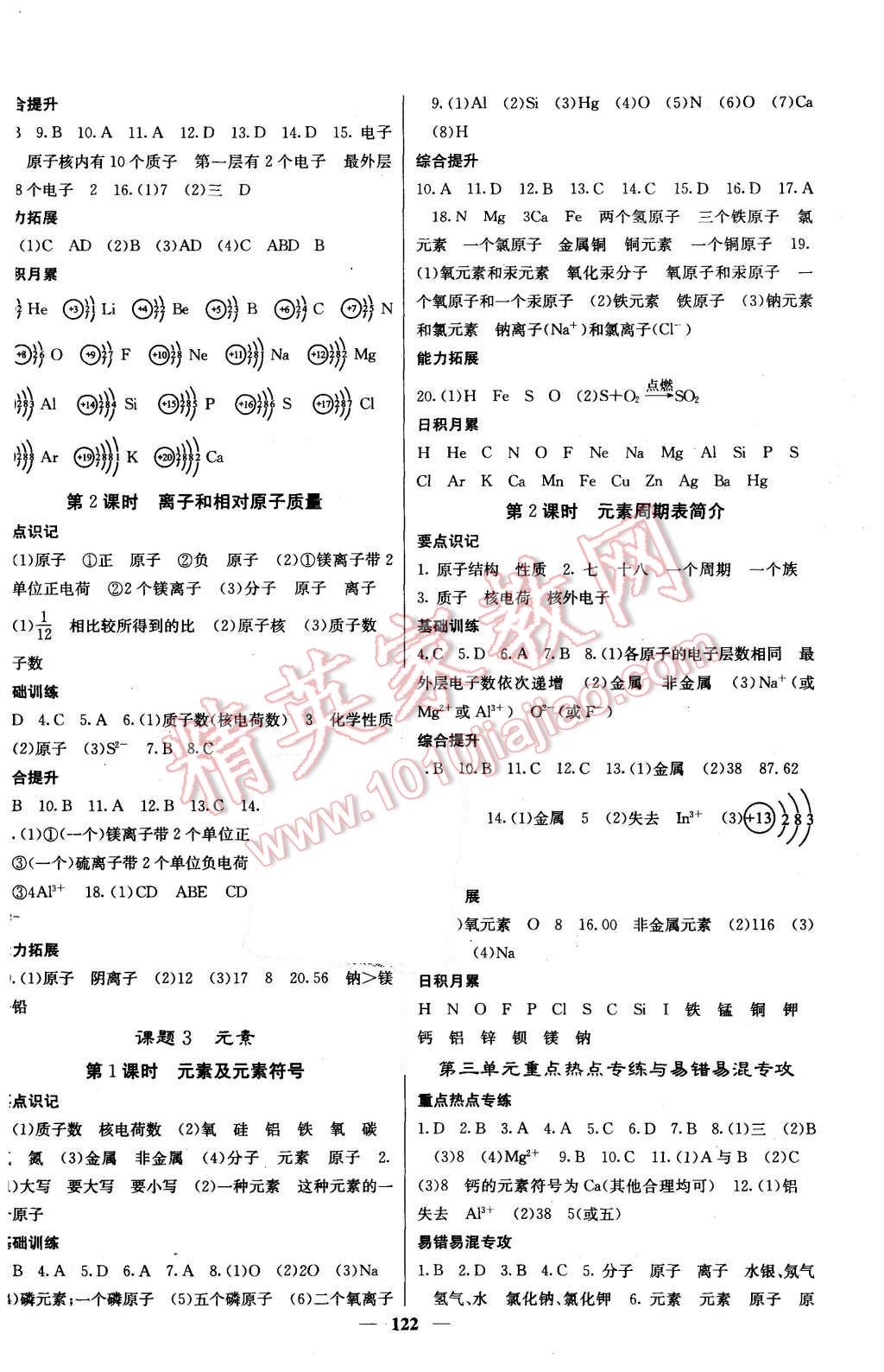 2015年课堂点睛九年级化学上册人教版 第5页