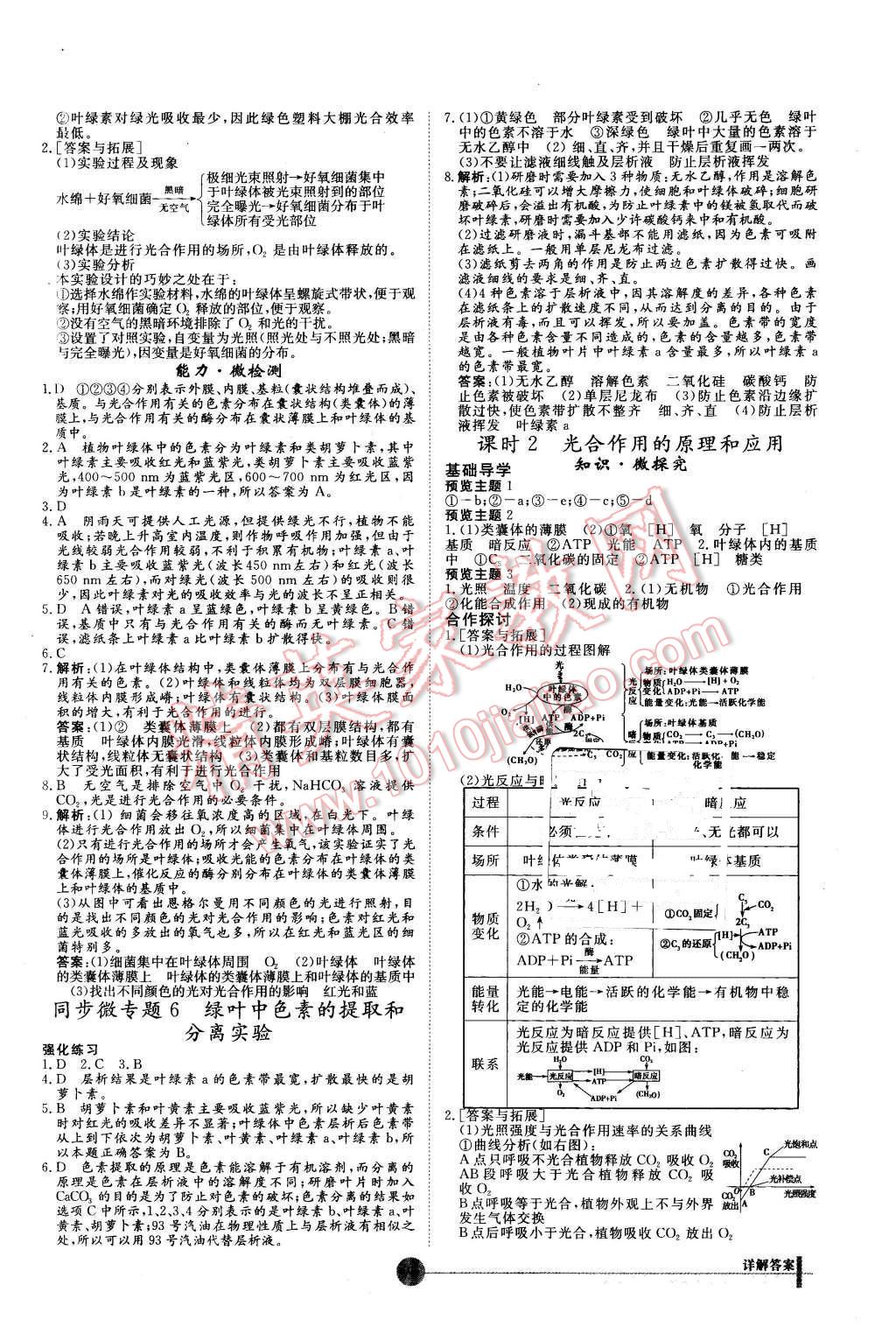 2015年非常學(xué)案生物必修1人教版 第15頁