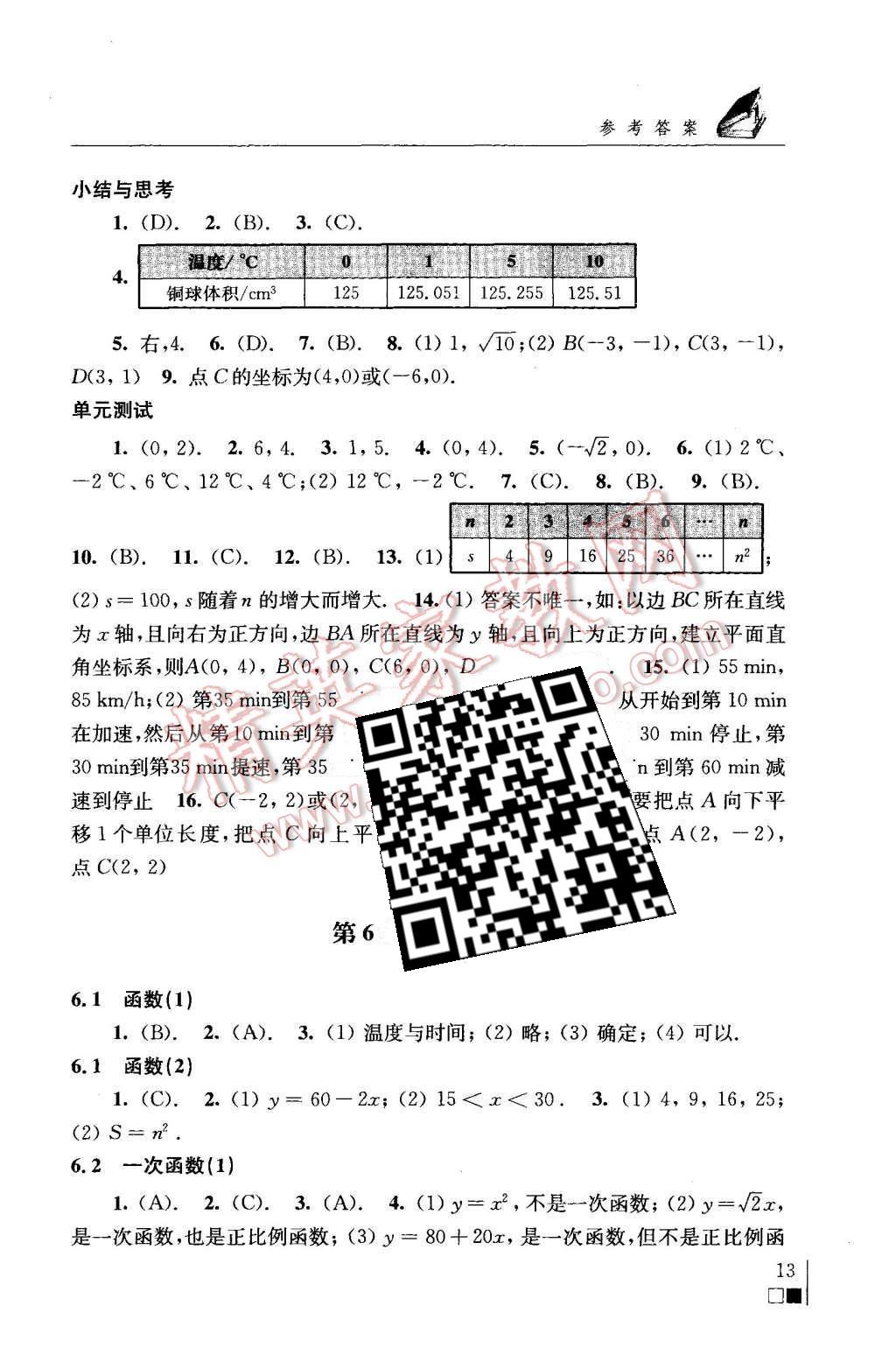 2015年補(bǔ)充習(xí)題八年級數(shù)學(xué)上冊蘇科版 第13頁