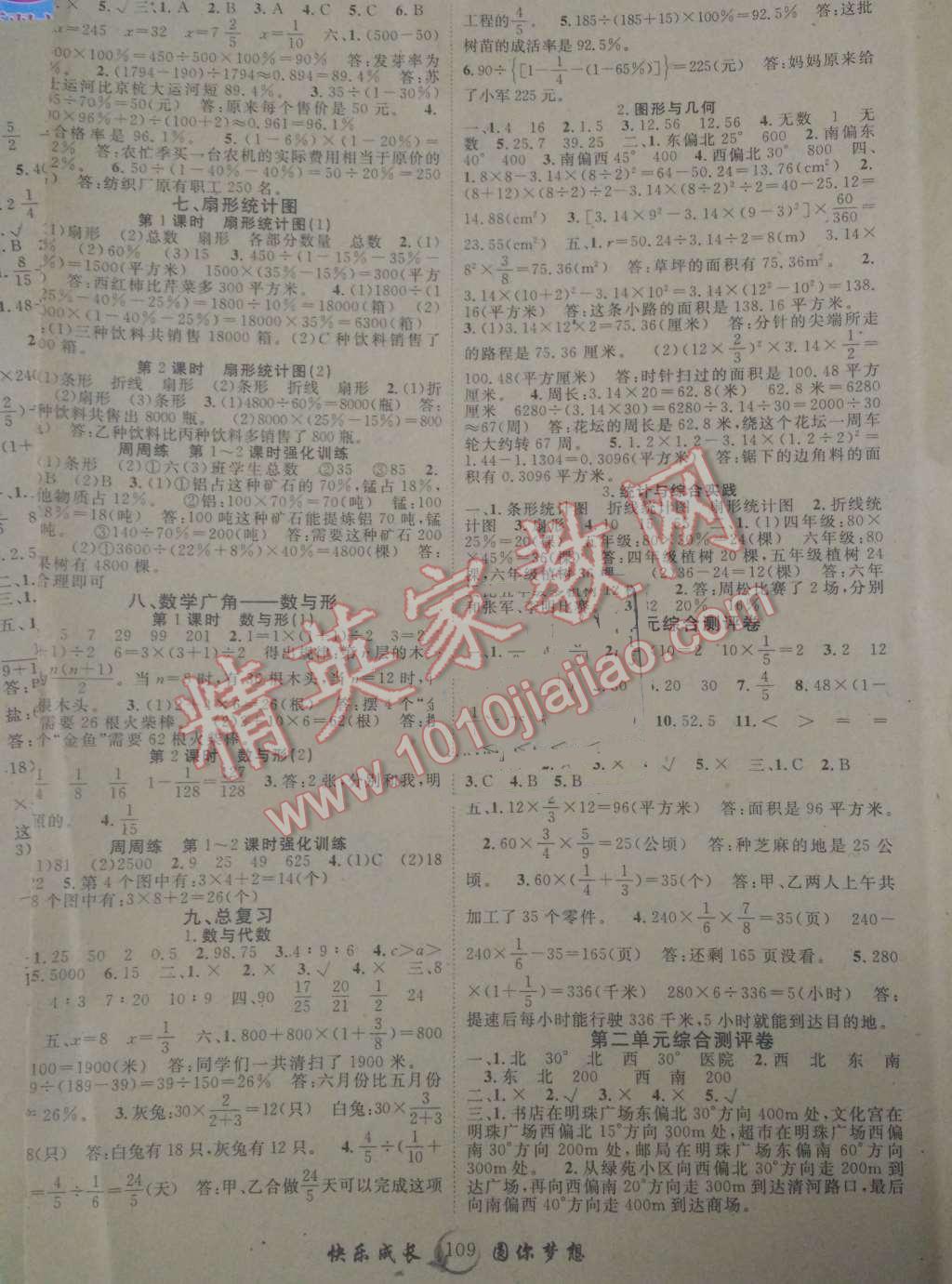 2015年優(yōu)質(zhì)課堂快樂成長六年級數(shù)學(xué)上冊人教版 第5頁