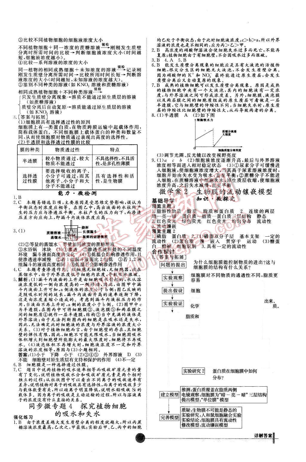 2015年非常學(xué)案生物必修1人教版 第9頁