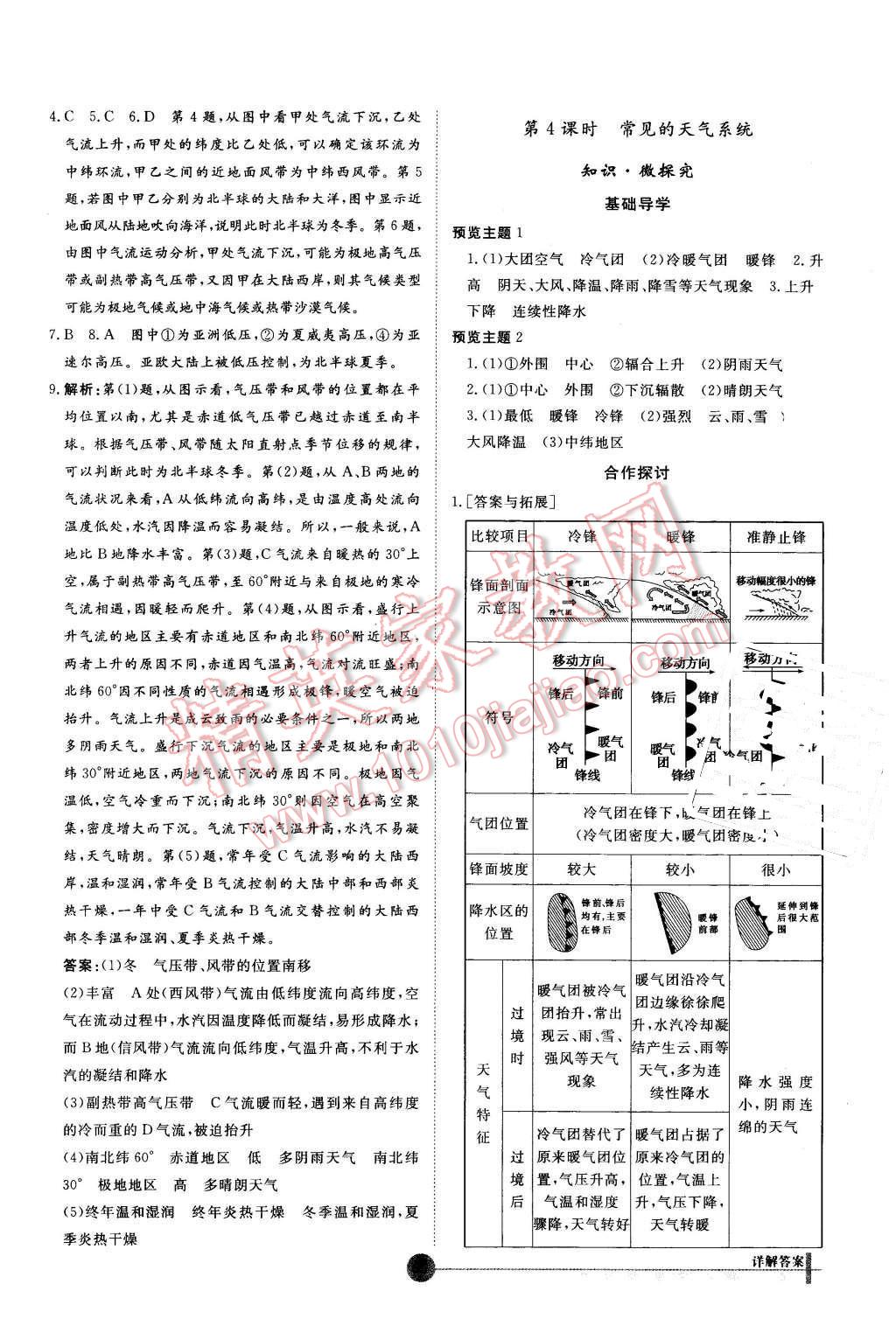 2015年非常學(xué)案地理必修1湘教版 第15頁