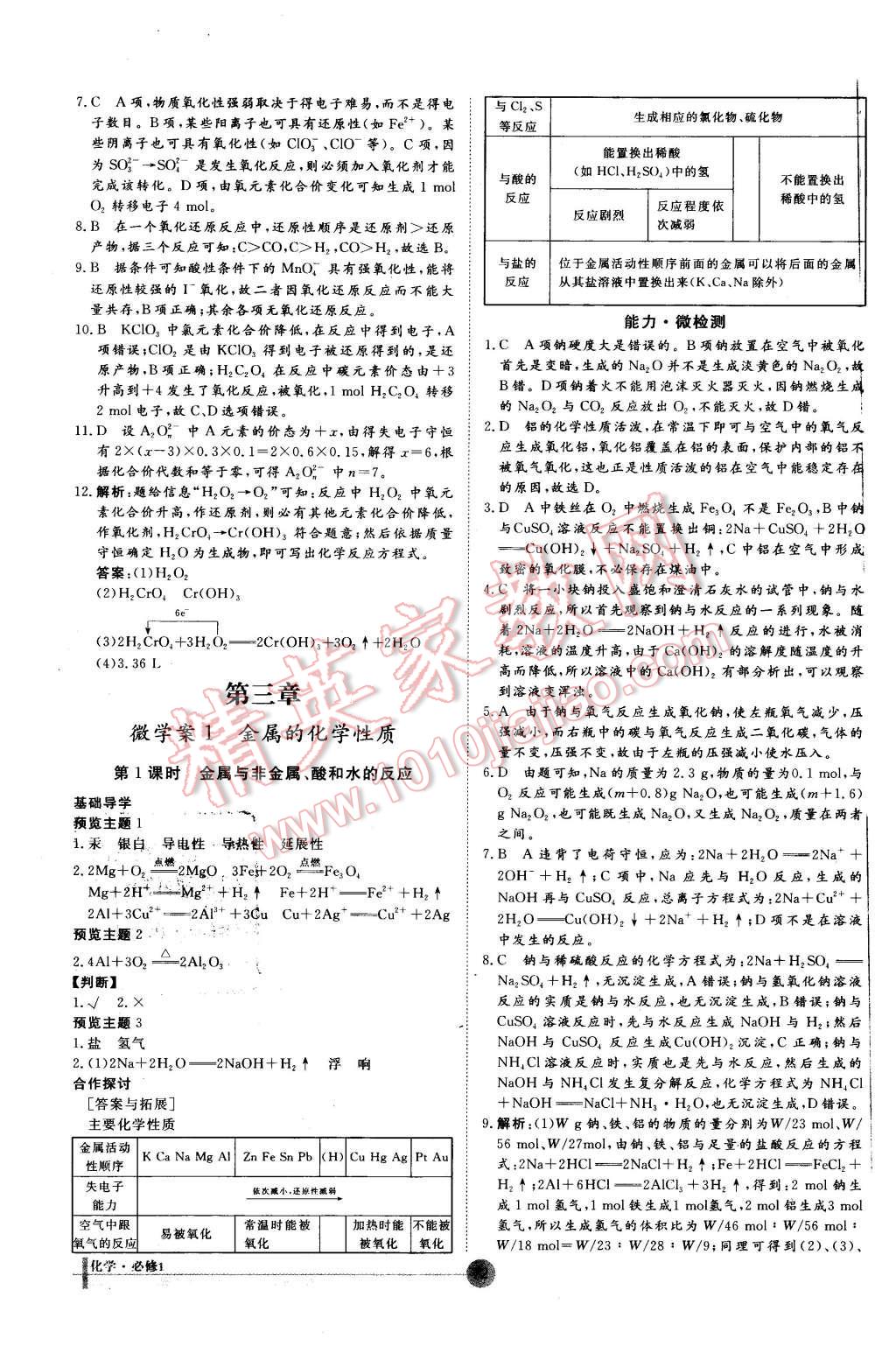 2015年非常學(xué)案化學(xué)必修1人教版 第14頁