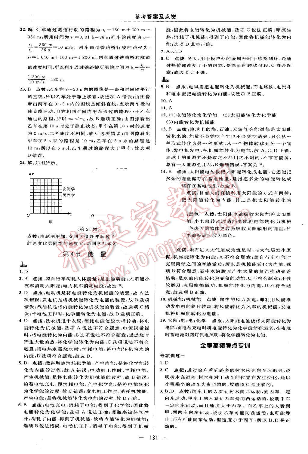 2015年綜合應(yīng)用創(chuàng)新題典中點(diǎn)八年級物理上冊教科版 第13頁