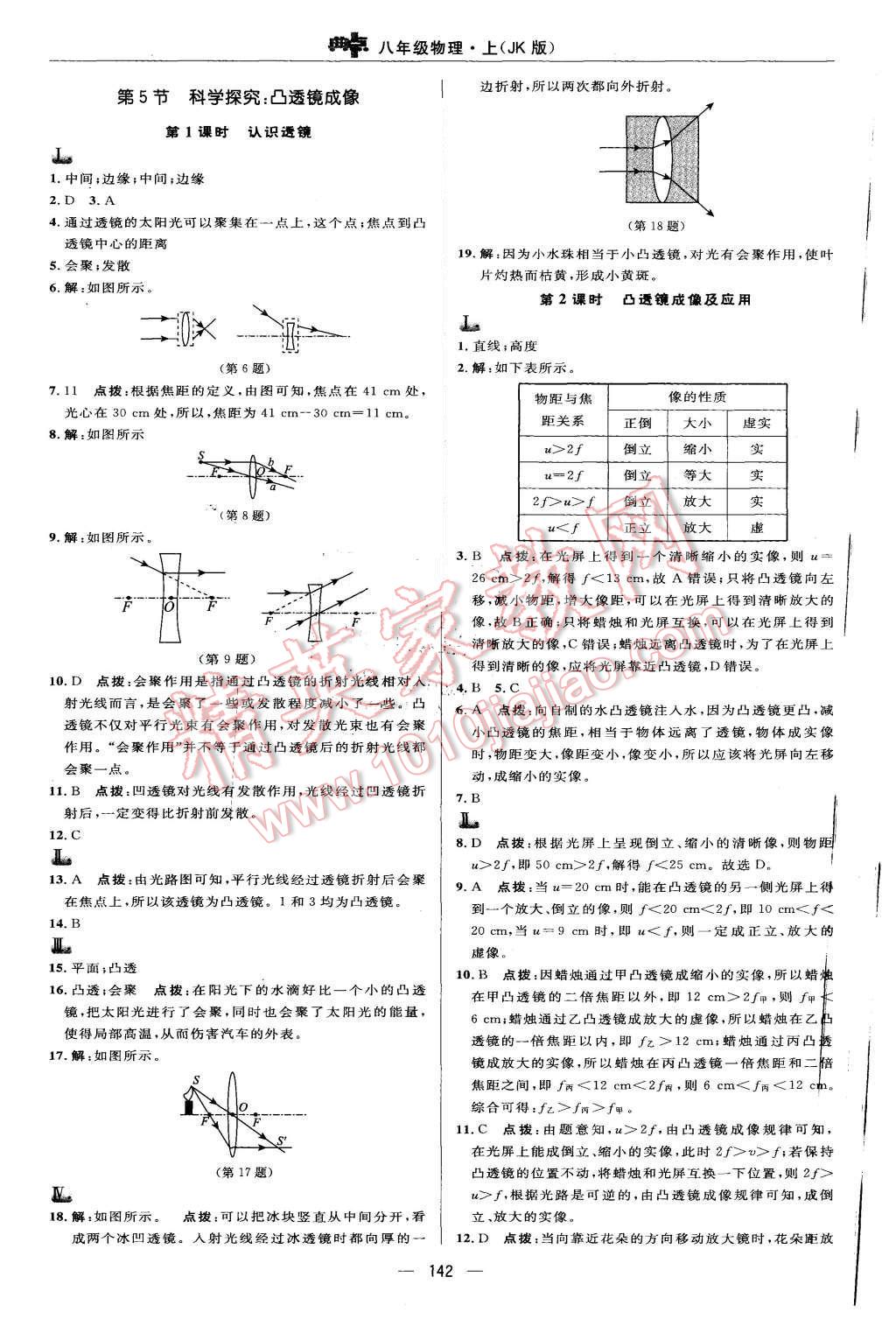 2015年綜合應(yīng)用創(chuàng)新題典中點(diǎn)八年級(jí)物理上冊(cè)教科版 第24頁