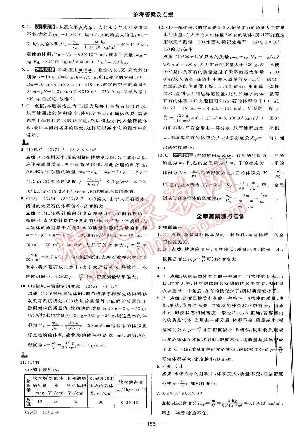 2015年綜合應(yīng)用創(chuàng)新題典中點(diǎn)八年級物理上冊教科版 第35頁