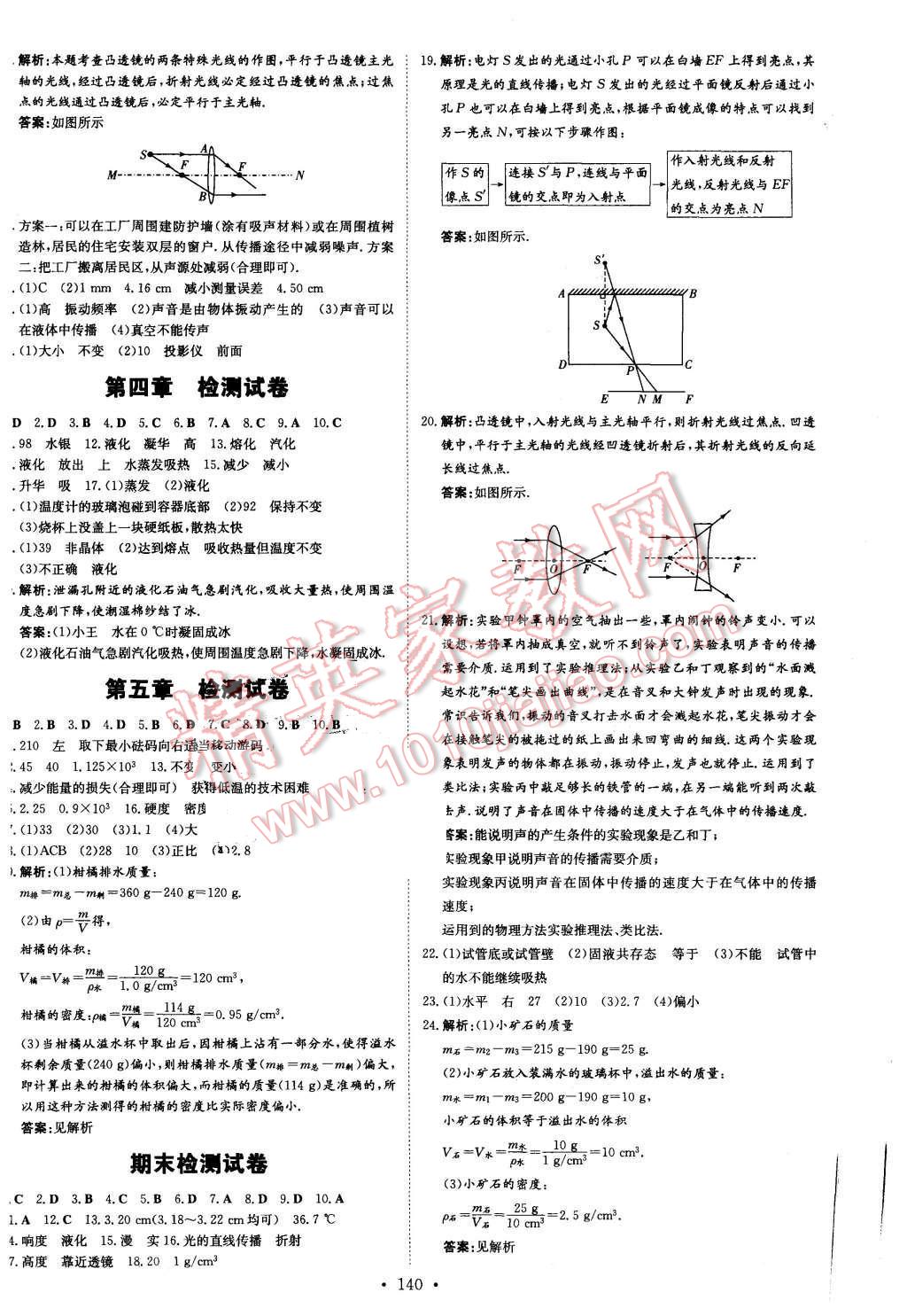 2015年初中同步学习导与练导学探究案八年级物理上册粤沪版 第12页