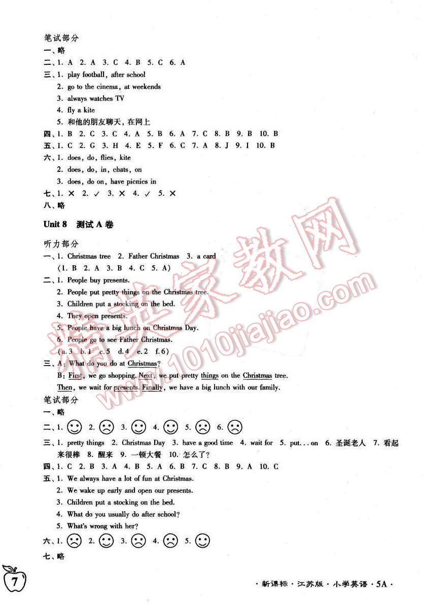 2015年江蘇密卷五年級英語上冊江蘇版 第14頁