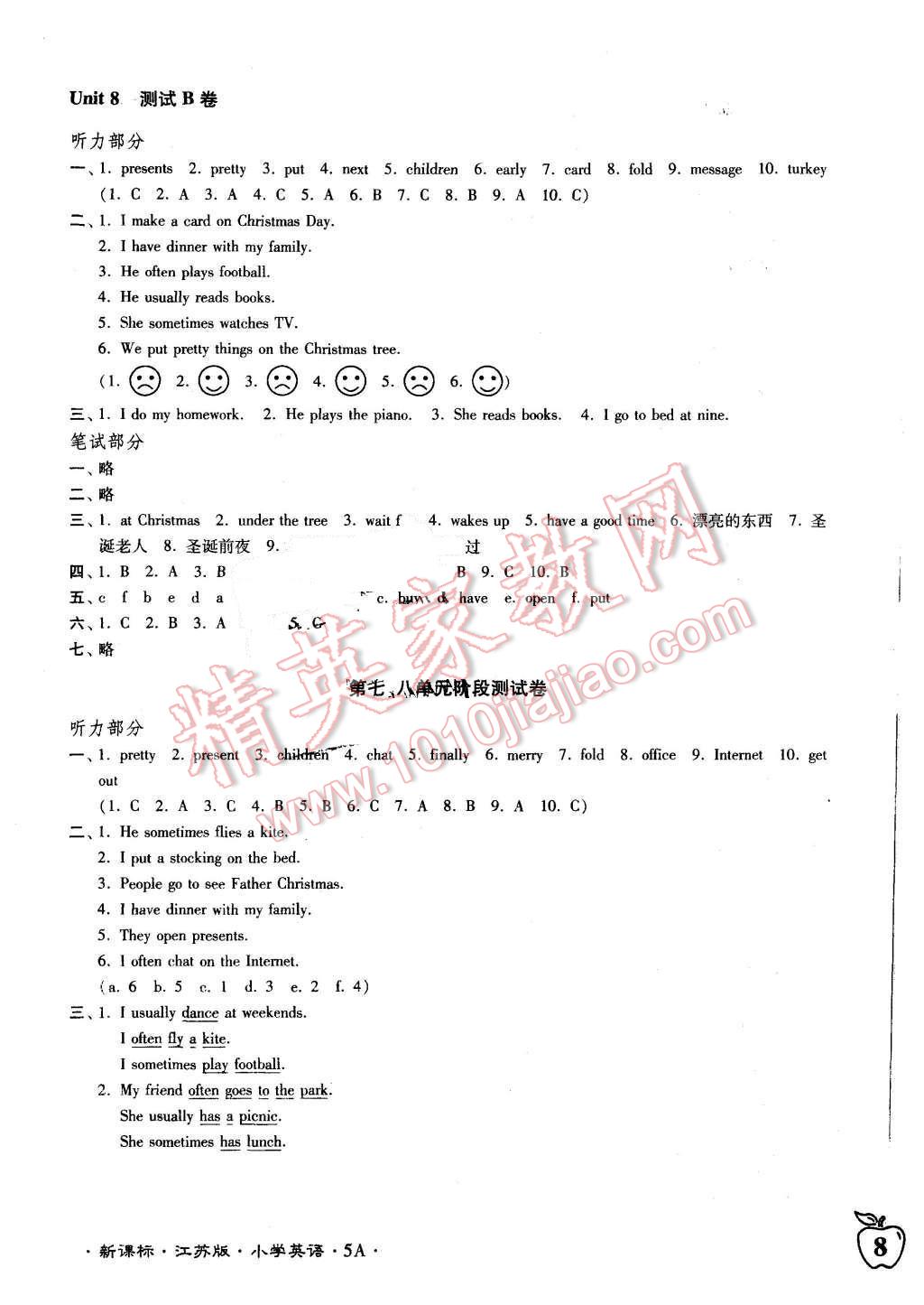 2015年江蘇密卷五年級(jí)英語(yǔ)上冊(cè)江蘇版 第15頁(yè)