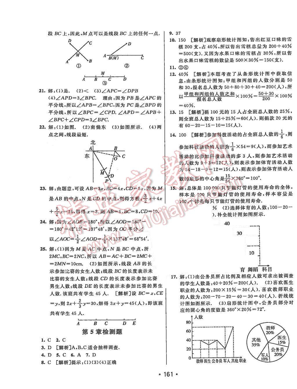 2015年同行學(xué)案七年級(jí)數(shù)學(xué)上冊(cè)滬科版 第33頁(yè)