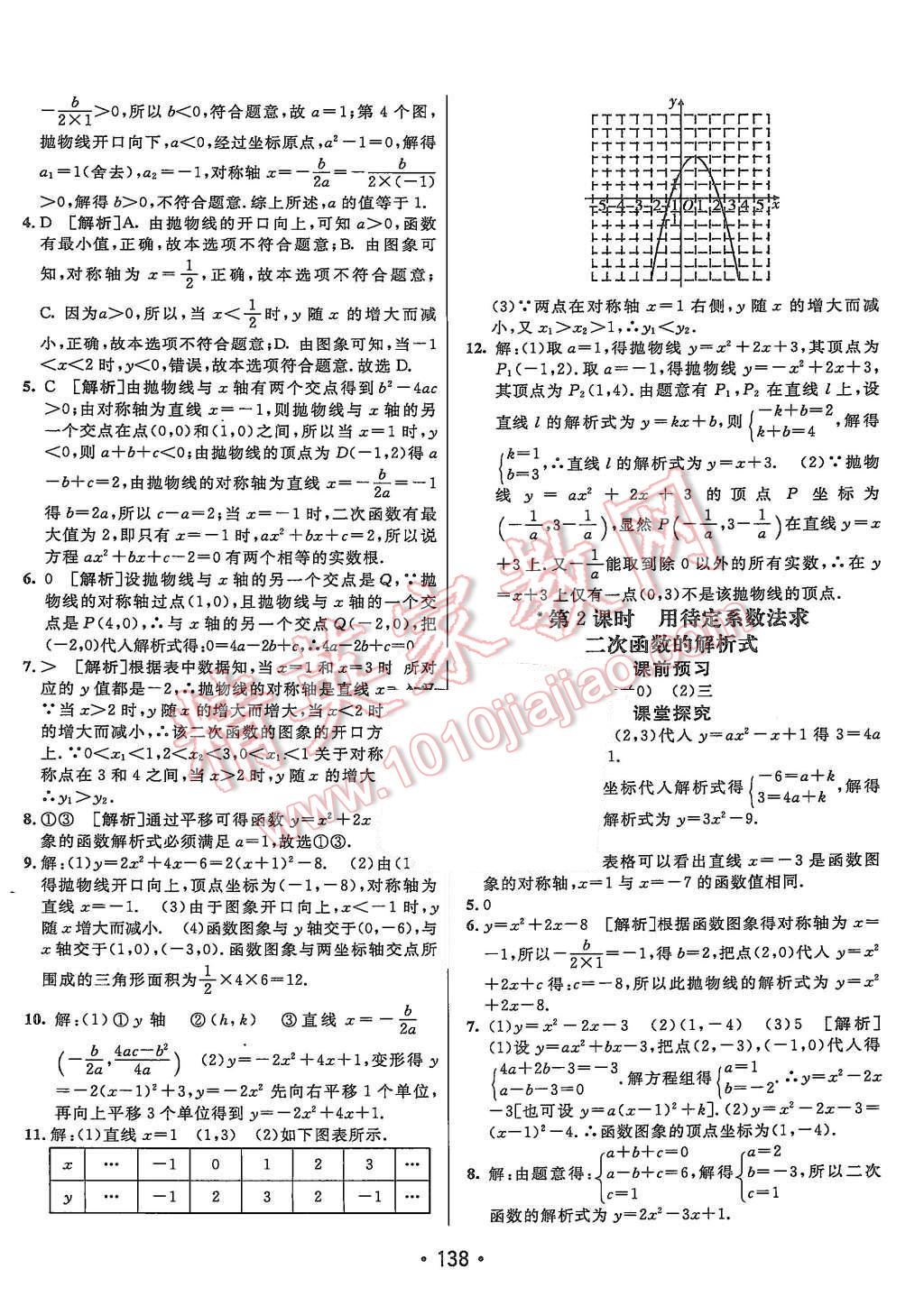 2015年同行學案九年級數(shù)學上冊人教版 第10頁