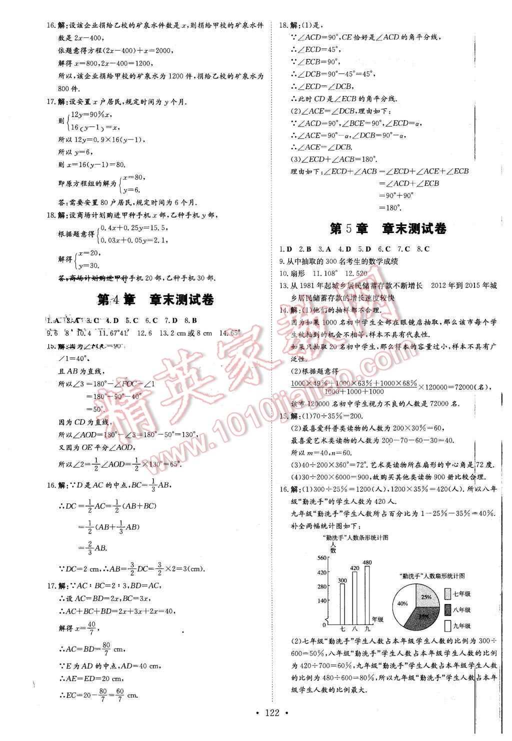 2015年A加練案課時作業(yè)本七年級數(shù)學(xué)上冊滬科版 第20頁