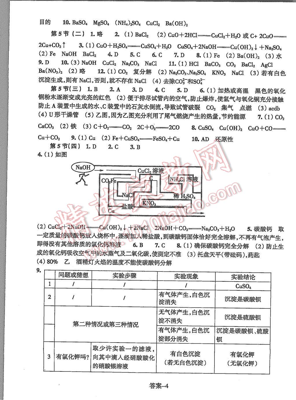 2015年每課一練九年級(jí)科學(xué)上冊(cè)浙教版浙江少年兒童出版社 第4頁