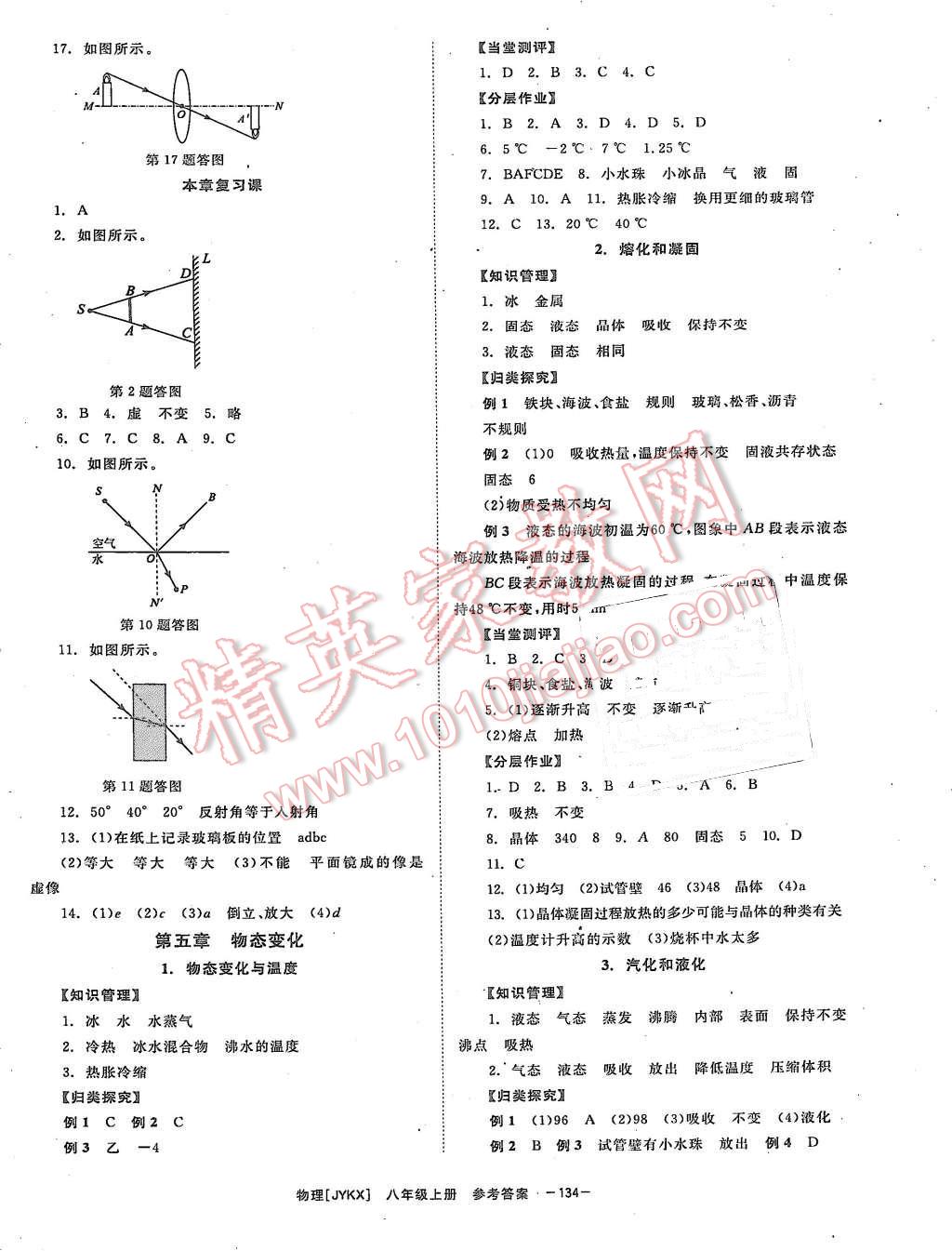 2015年全效學(xué)習(xí)八年級物理上冊教科版 第10頁