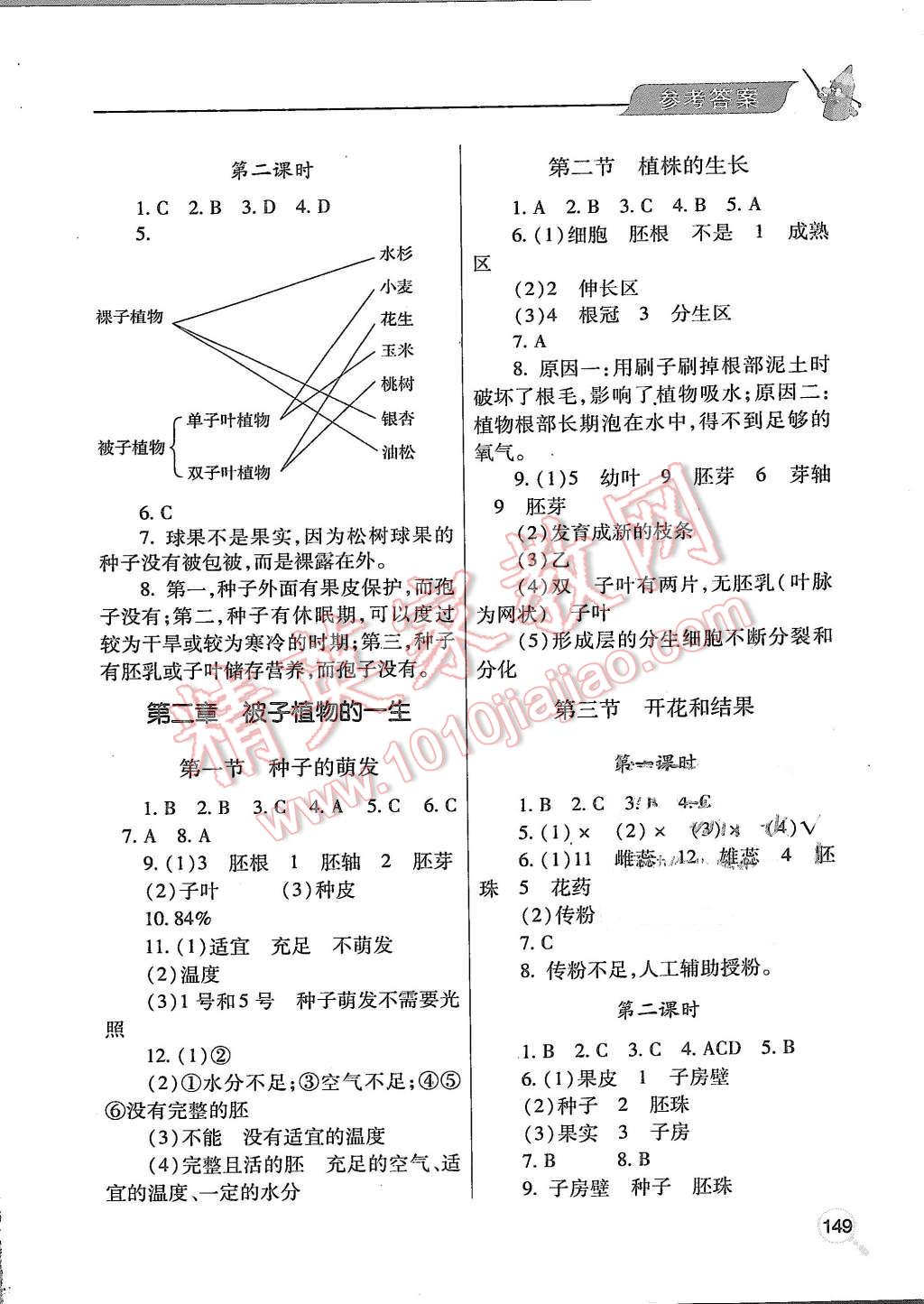 2015年新課堂同步學(xué)習(xí)與探究七年級(jí)生物上冊(cè) 第5頁(yè)