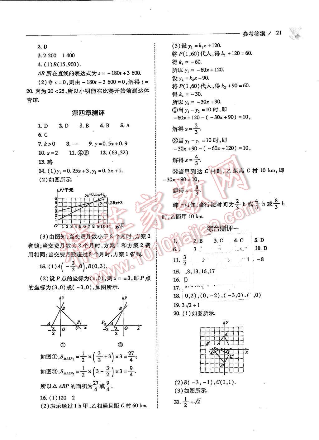 2015年新課程問(wèn)題解決導(dǎo)學(xué)方案八年級(jí)數(shù)學(xué)上冊(cè)北師大版 第21頁(yè)