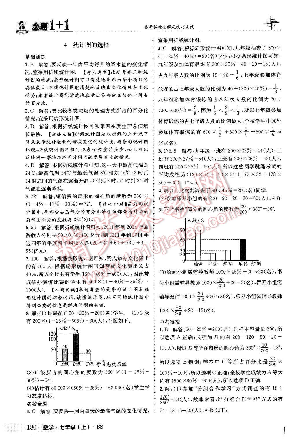 2015年金題1加1七年級(jí)數(shù)學(xué)上冊(cè)北師大版 第40頁(yè)