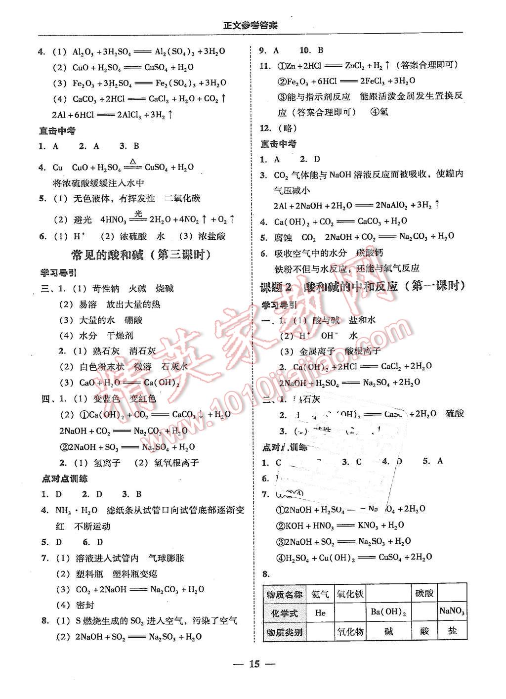 2015年易百分百分导学九年级化学全一册人教版 第15页