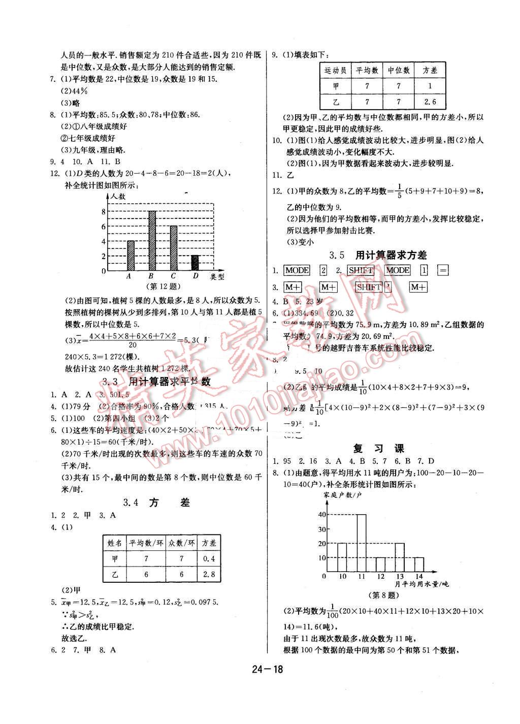 2015年課時(shí)訓(xùn)練九年級(jí)數(shù)學(xué)上冊(cè)蘇科版 第18頁(yè)