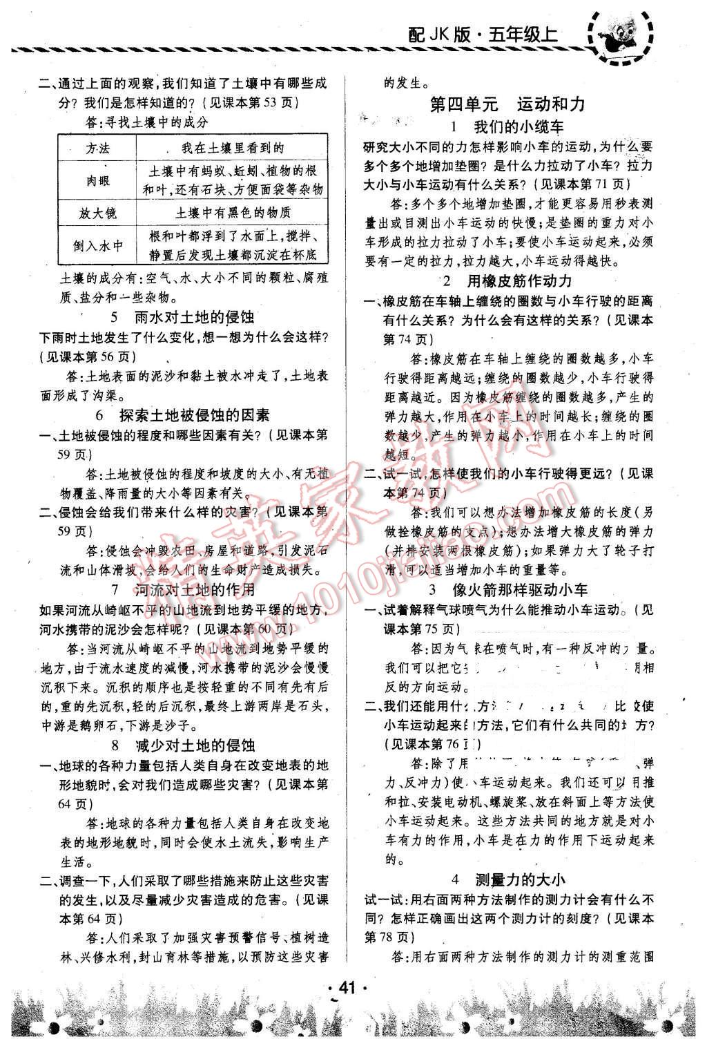 2015年頂尖訓練五年級科學上冊教科版 第1頁