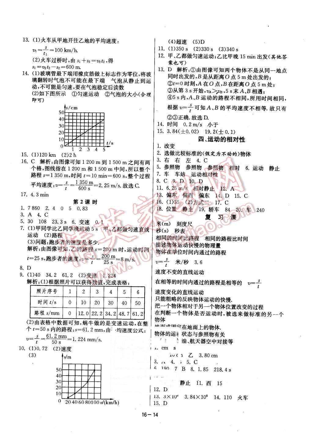 2015年課時訓(xùn)練八年級物理上冊蘇科版 第14頁