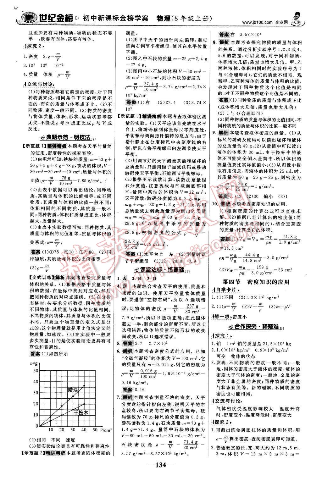 2015年世紀(jì)金榜金榜學(xué)案八年級物理上冊滬科版 第11頁