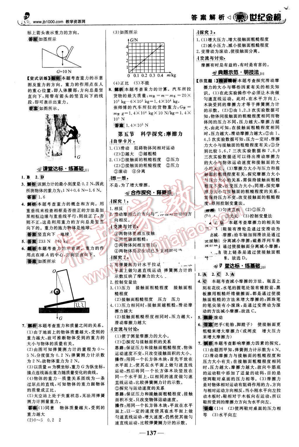 2015年世紀(jì)金榜金榜學(xué)案八年級物理上冊滬科版 第14頁