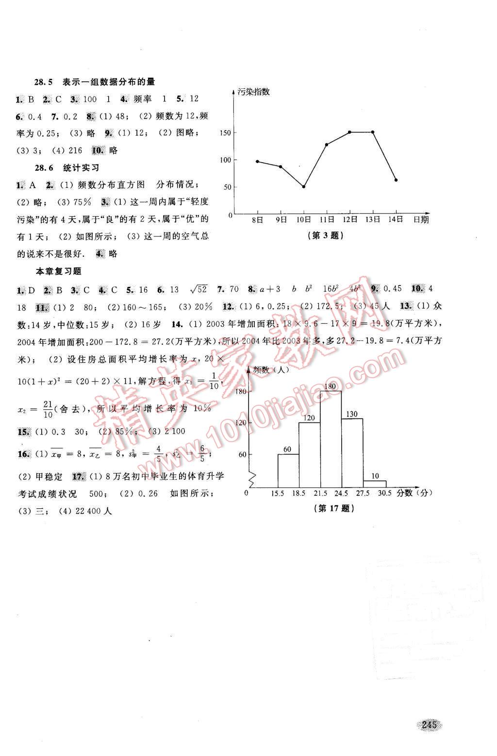 2015年新思路辅导与训练九年级数学 第18页