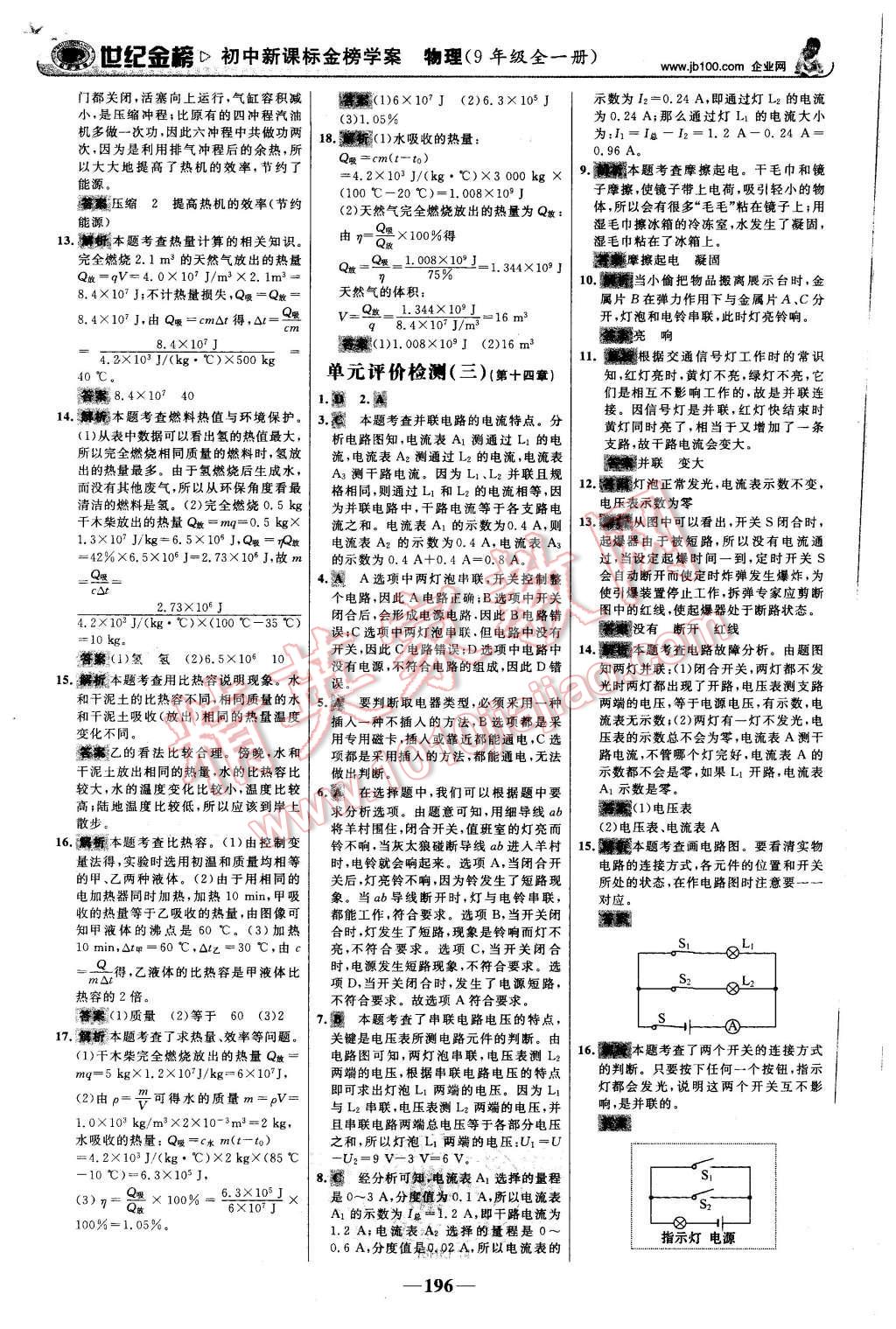 2015年世紀(jì)金榜金榜學(xué)案九年級物理全一冊滬科版 第33頁