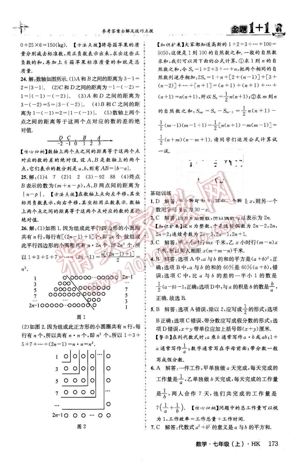 2015年金題1加1七年級數(shù)學上冊滬科版 第17頁