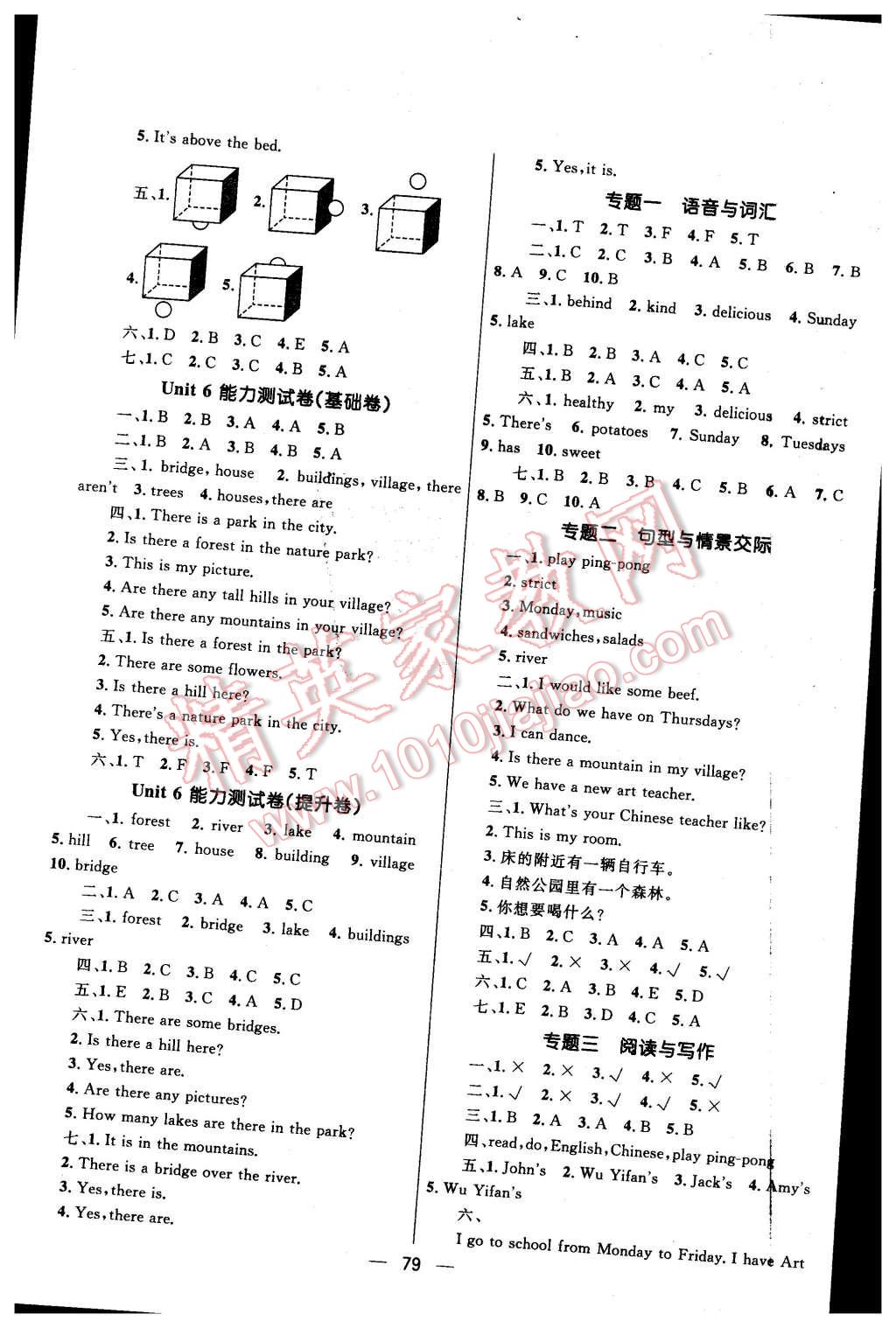 2015年天天100分小學(xué)優(yōu)化測(cè)試卷五年級(jí)英語上冊(cè)人教版 第3頁(yè)