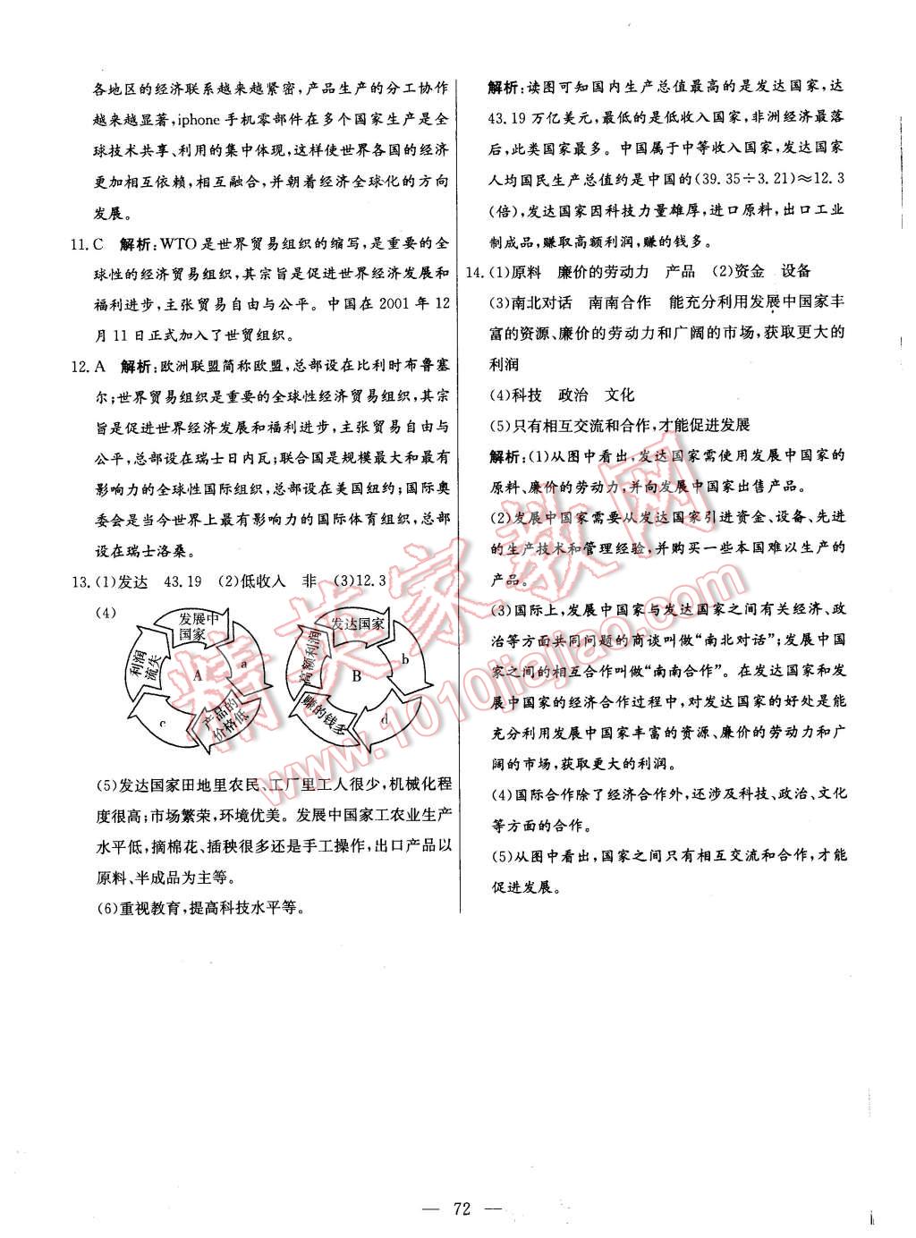 2015年金卷1号六年级地理上册鲁教版 第20页