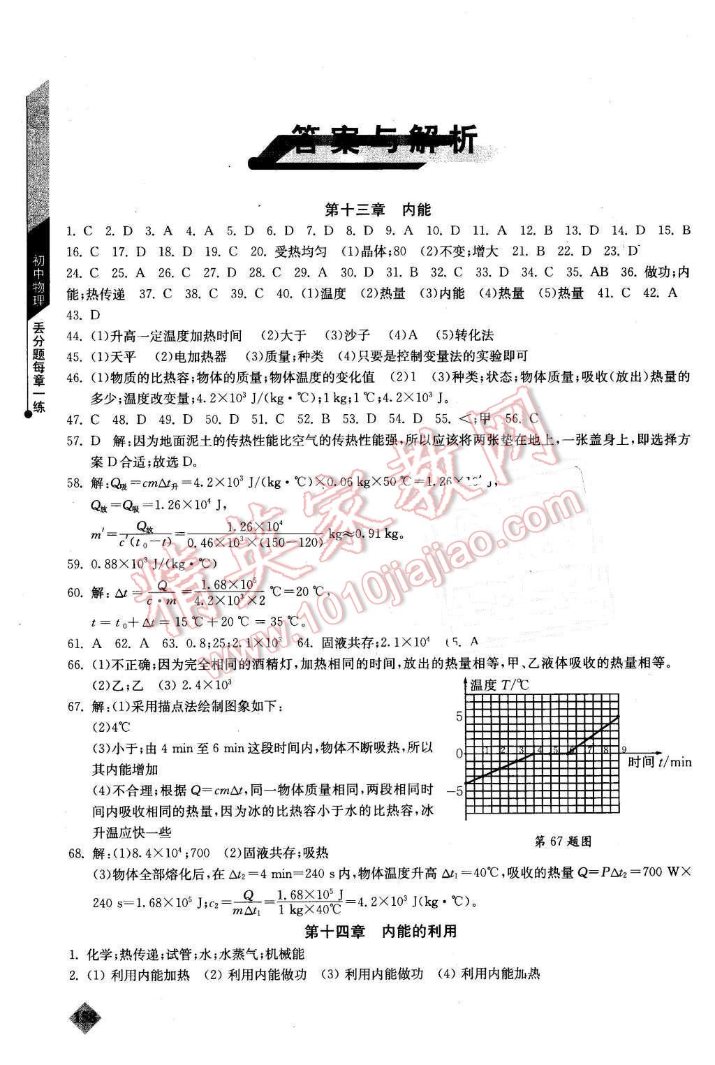 2015年初中物理丟分題每章一練九年級(jí)全一冊 第1頁