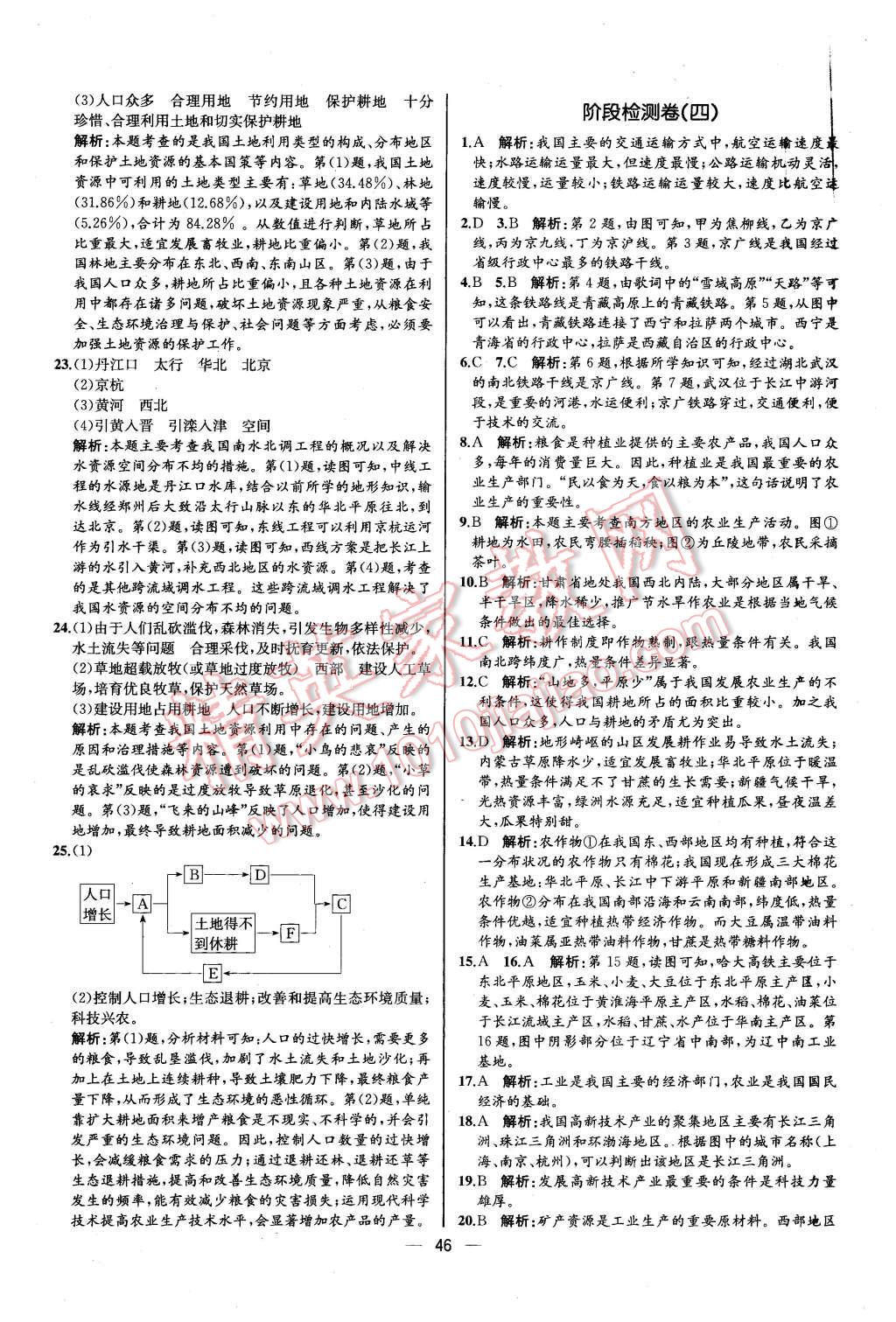 2015年同步導(dǎo)學(xué)案課時(shí)練八年級(jí)地理上冊(cè)人教版 第22頁(yè)