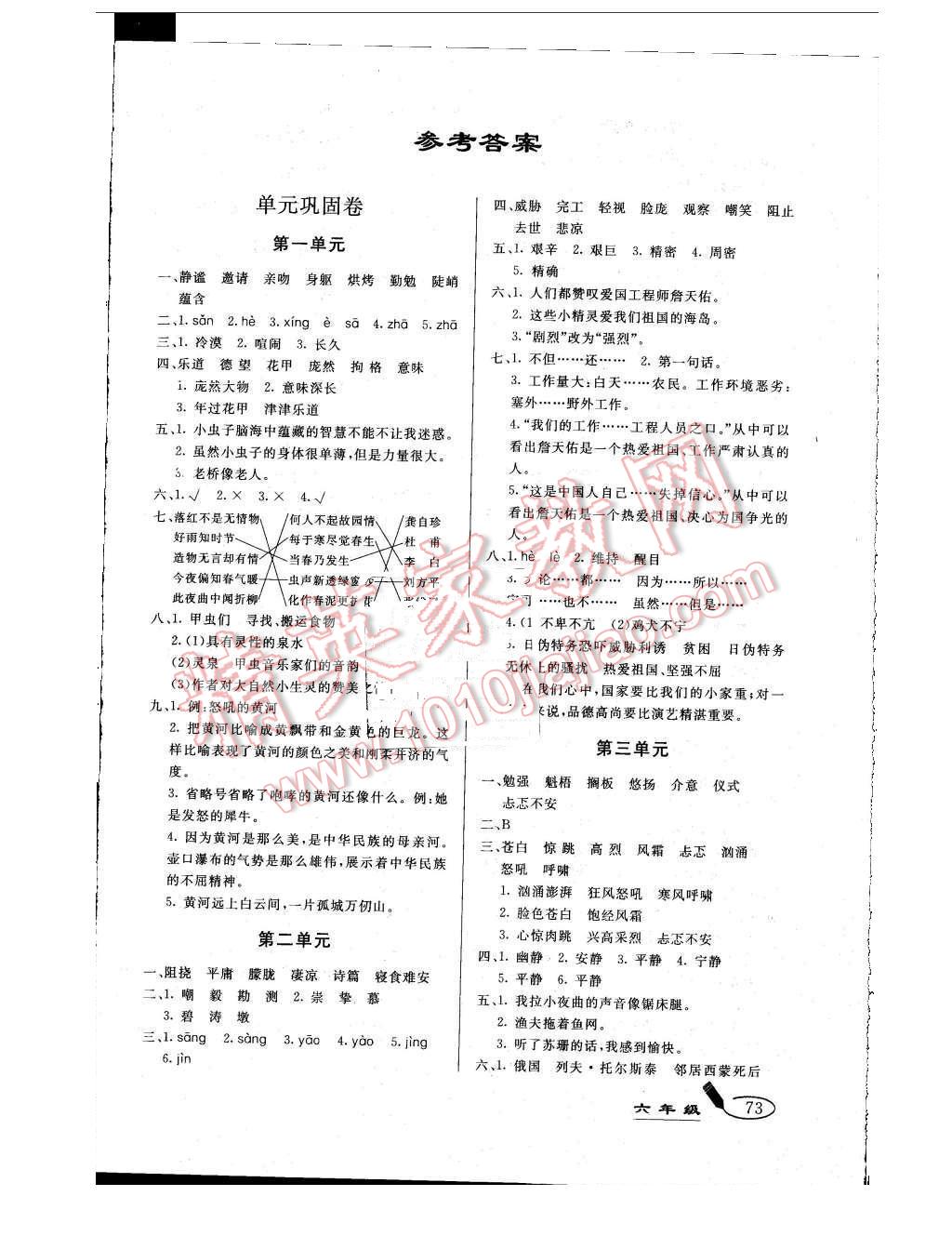 2015年亮點(diǎn)激活精編提優(yōu)大試卷六年級(jí)語(yǔ)文上冊(cè)人教版 第1頁(yè)